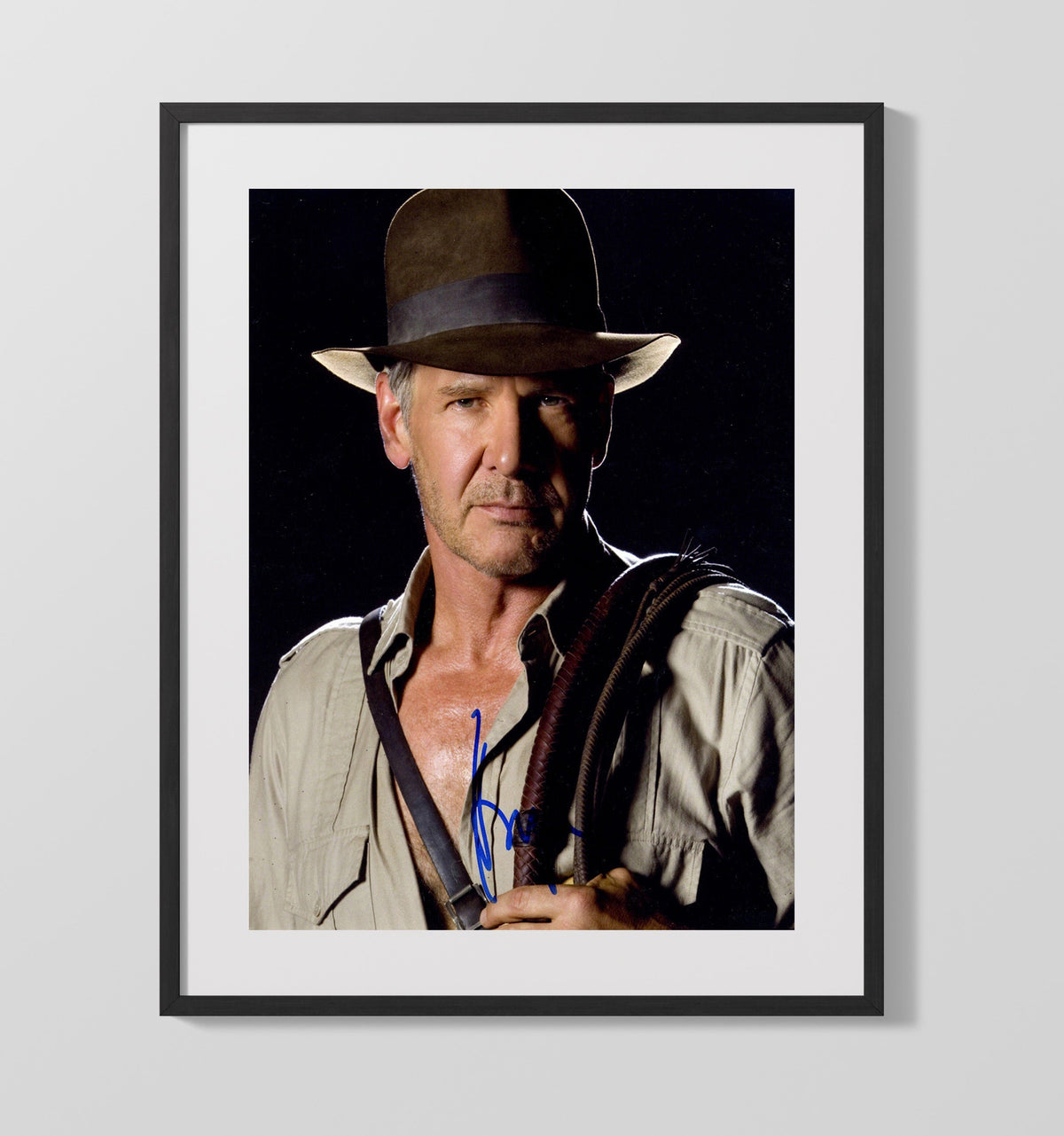 Indiana Jones - Harrison Ford - Indiana Jones - Fedora Adventurer Hero Pose - Movies Framed Print