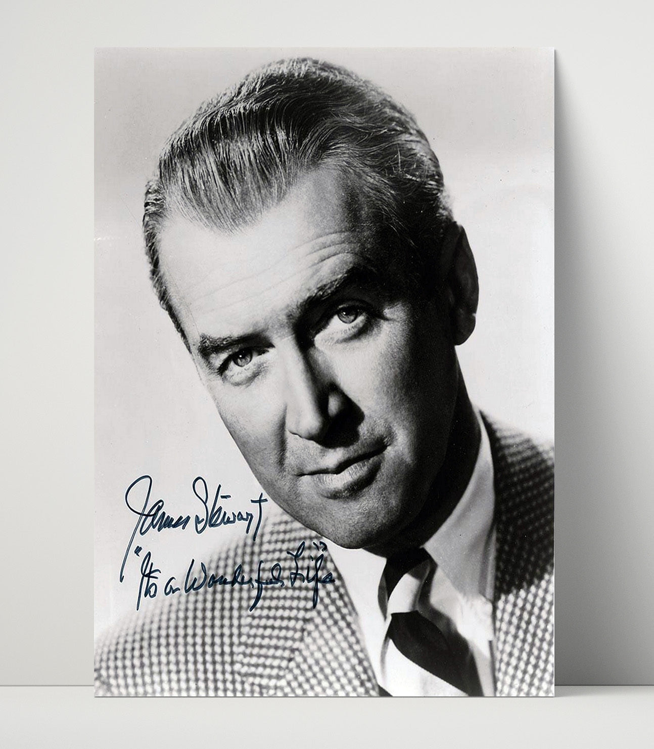 Its a Wonderful Life - James Stewart - George Bailey Small Town Dreamer Vintage Movie Wall Art - 16x20 Unframed Print movie decor