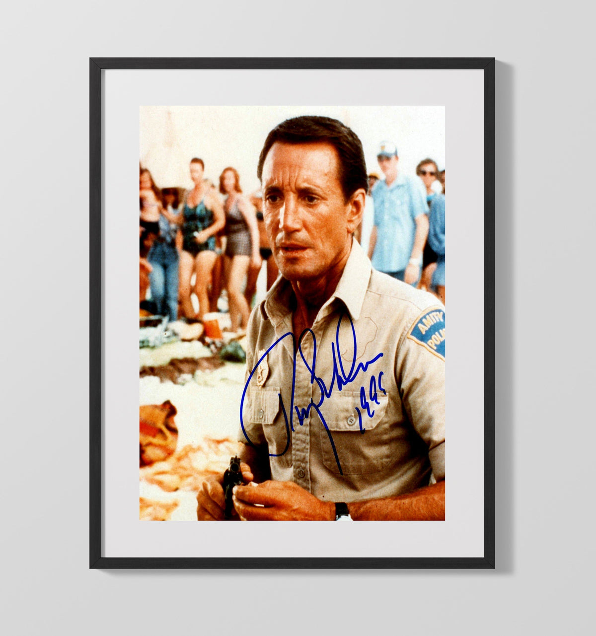 Jaws - Roy Scheider - Brody - Beach Panic - Movies Framed Print
