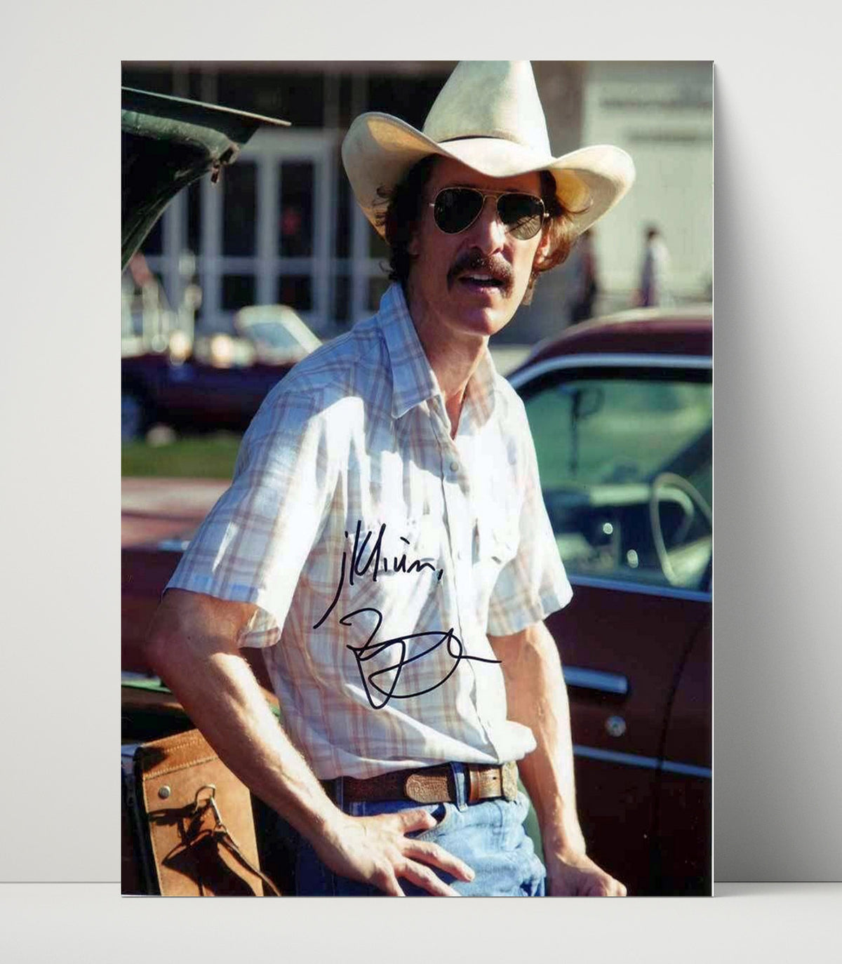 Matthew McConaughey - Cowboy Hat Texas Charm Easygoing Rebel Look movie wall art 16x20 Unframed Print