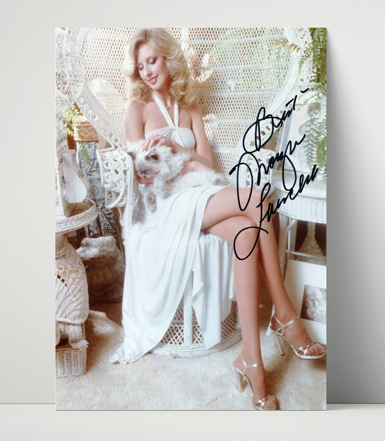 Morgan Fairchild Classic Hollywood Glamorous Blonde Star Vintage Movie Wall Art - 16x20 Unframed Print movie decor