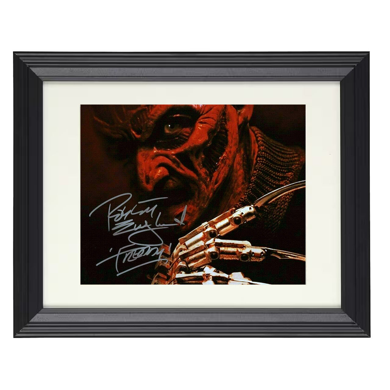 Nightmare on Elm Street – Of Screams Image – 8x10 black beveled framed movie wall art
