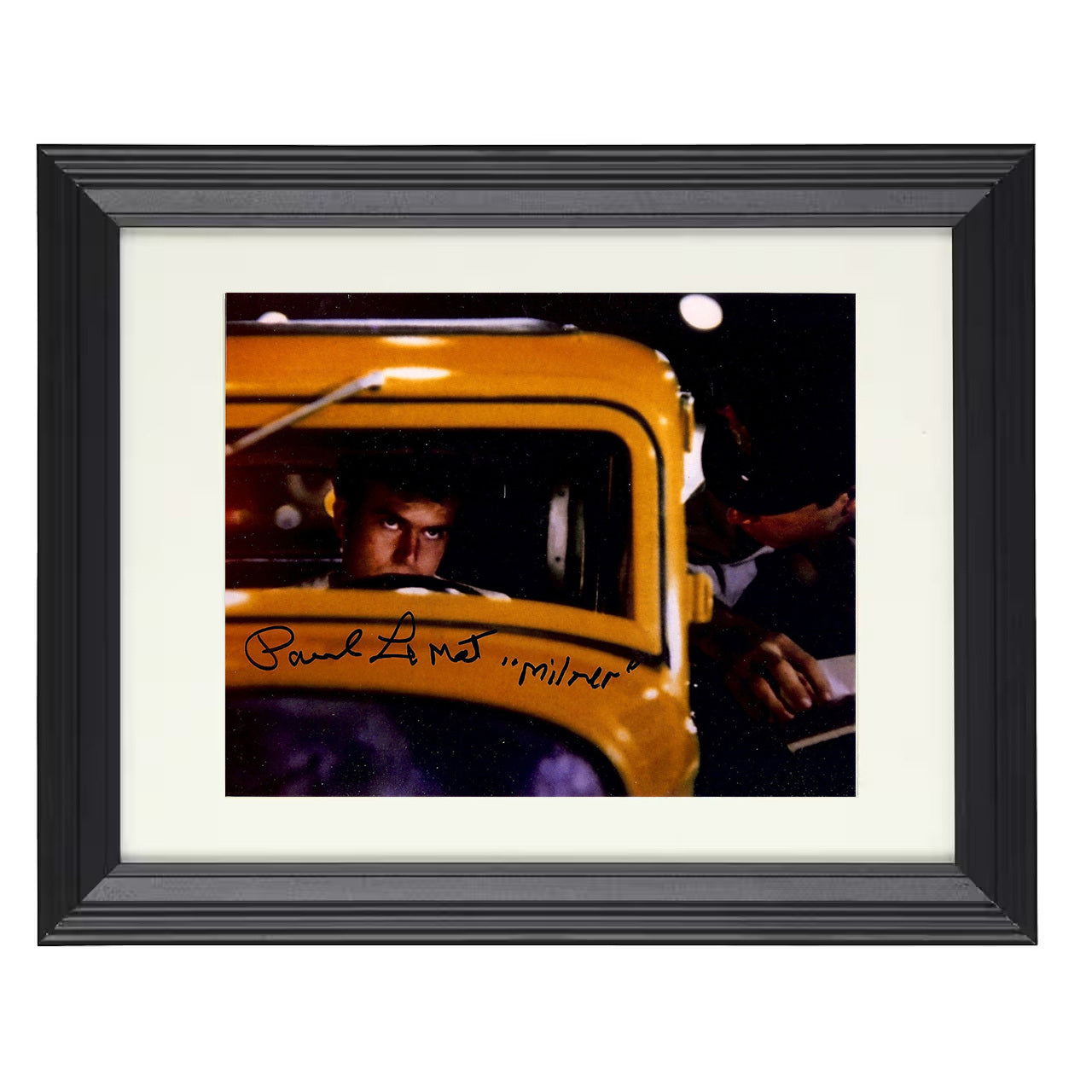 Paul Le Mat – American Graffiti – Cruisin Style Image – 8x10 black beveled framed movie wall art