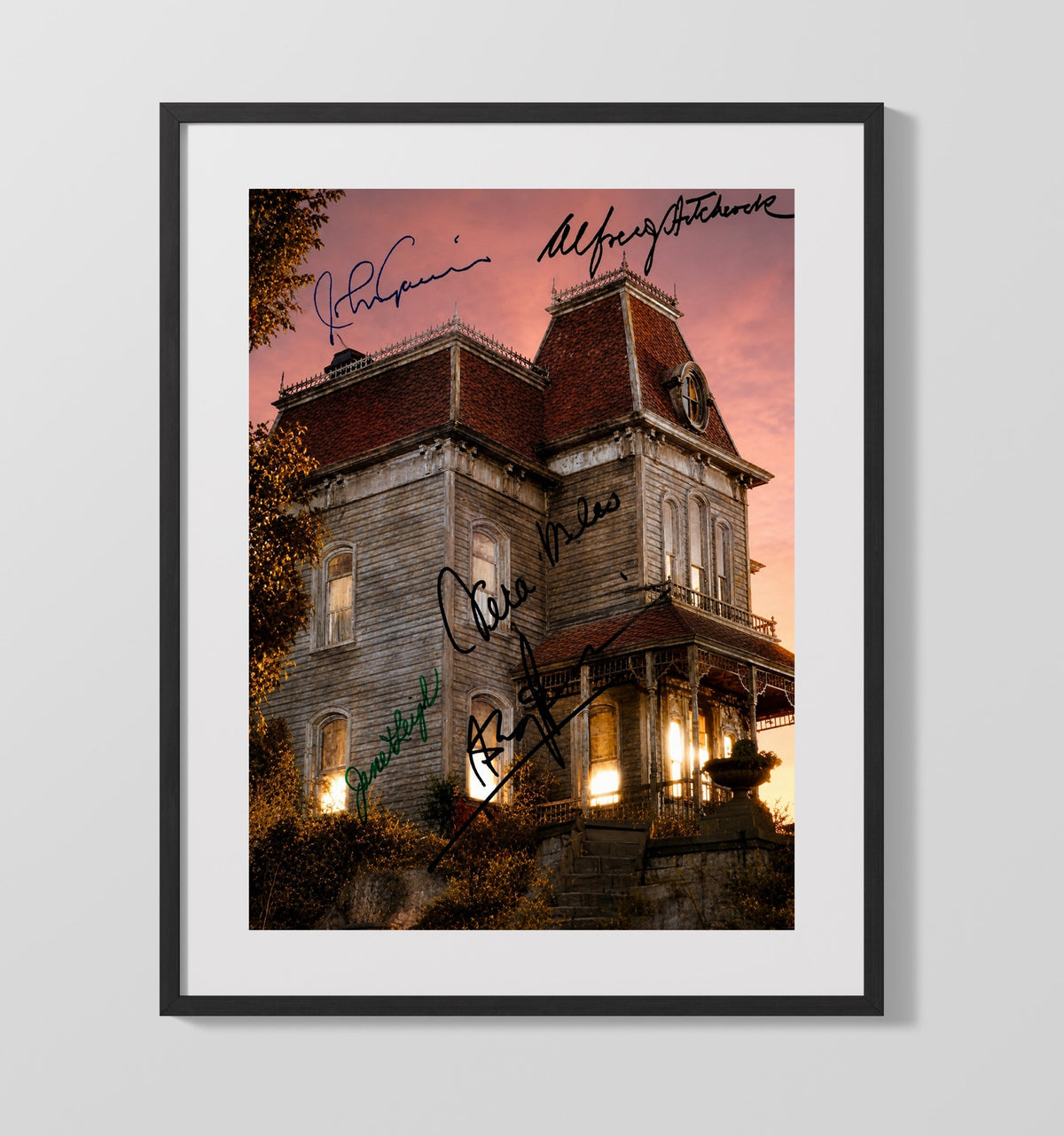 Psycho - Haunted House Cast - Movies Framed Print