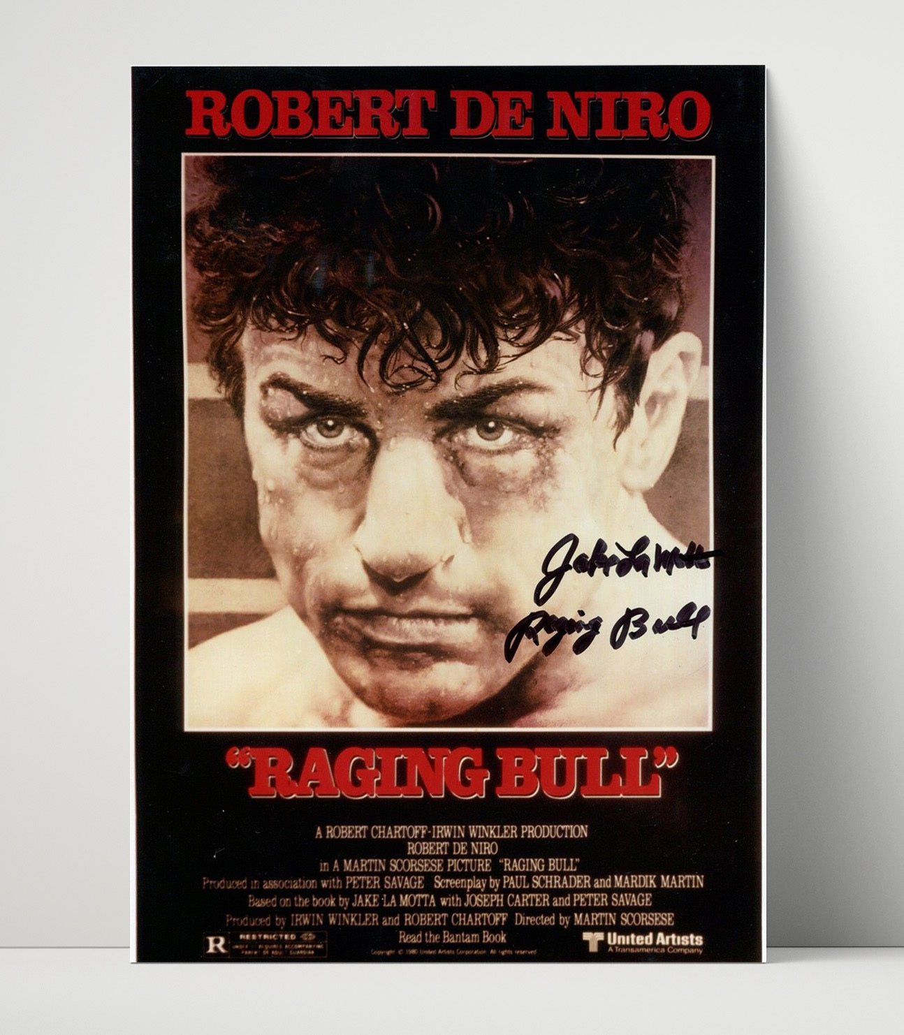 Raging Bull - Robert De Niro - Jake LaMottaBruised Prizefighter Stare Vintage Movie Wall Art - 16x20 Unframed Print movie decor