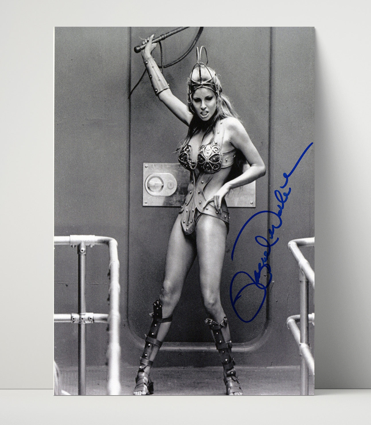 Raquel Welch - Fantasy Warrior Costume Whip Raised Character Photo movie wall art 16x20 Unframed Print