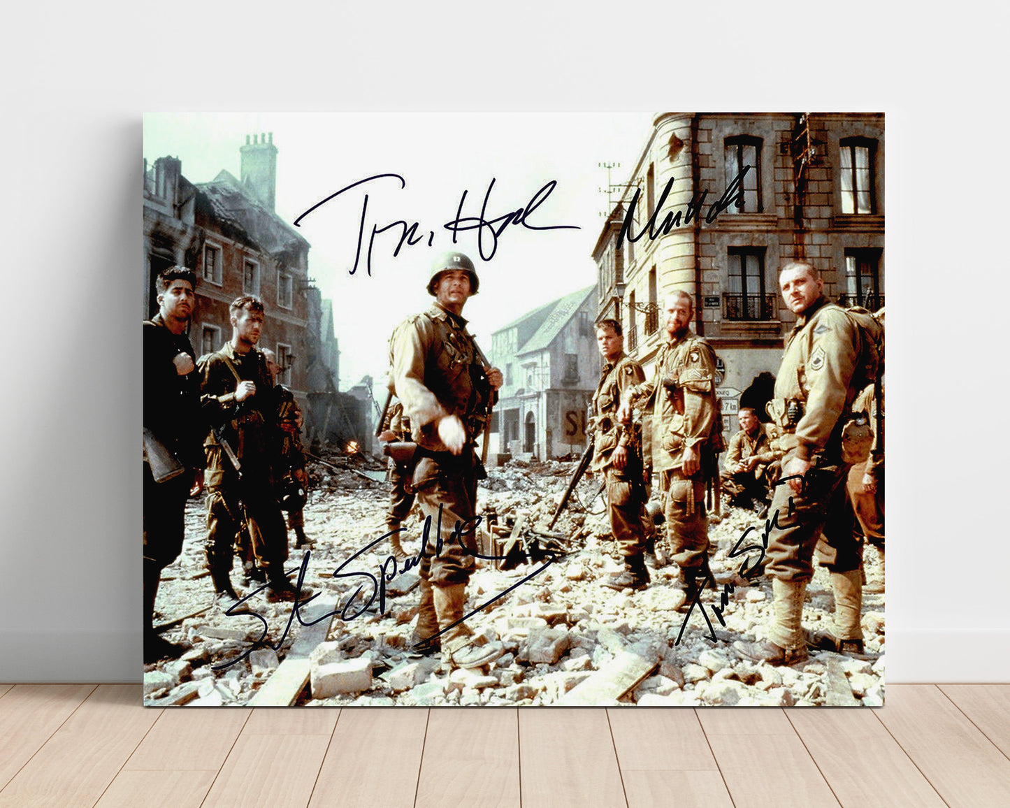 Saving Private Ryan - Tom Hanks - Miller - Band of Brothers Resolve movie wall art 16x20 Unframed Print