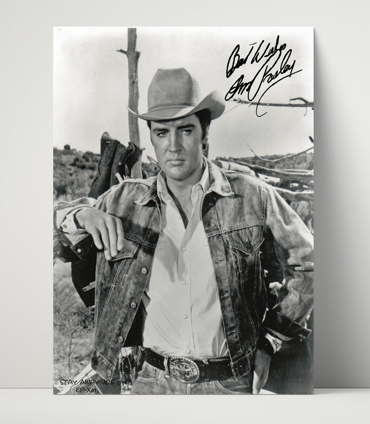 Stay Away Joe - Elvis Presley Cowboy Western Still.jpg movie wall art 16x20 Unframed Print