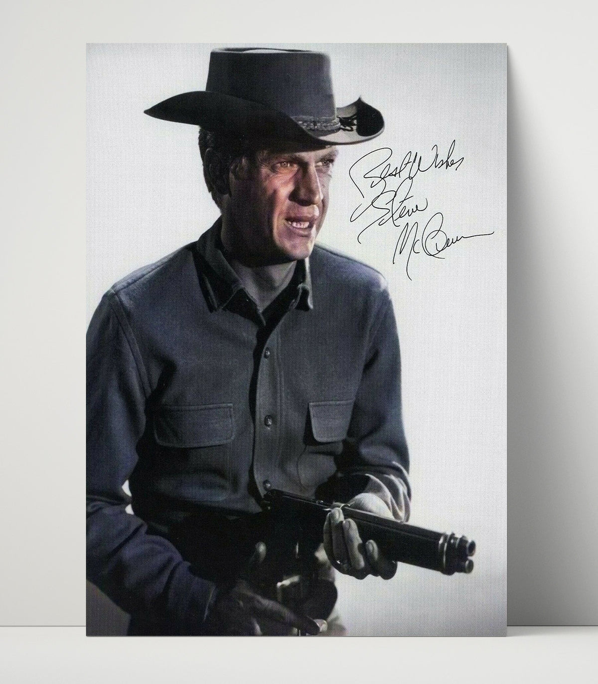 Steve McQueen - Cowboy Cool movie wall art 16x20 Unframed Print