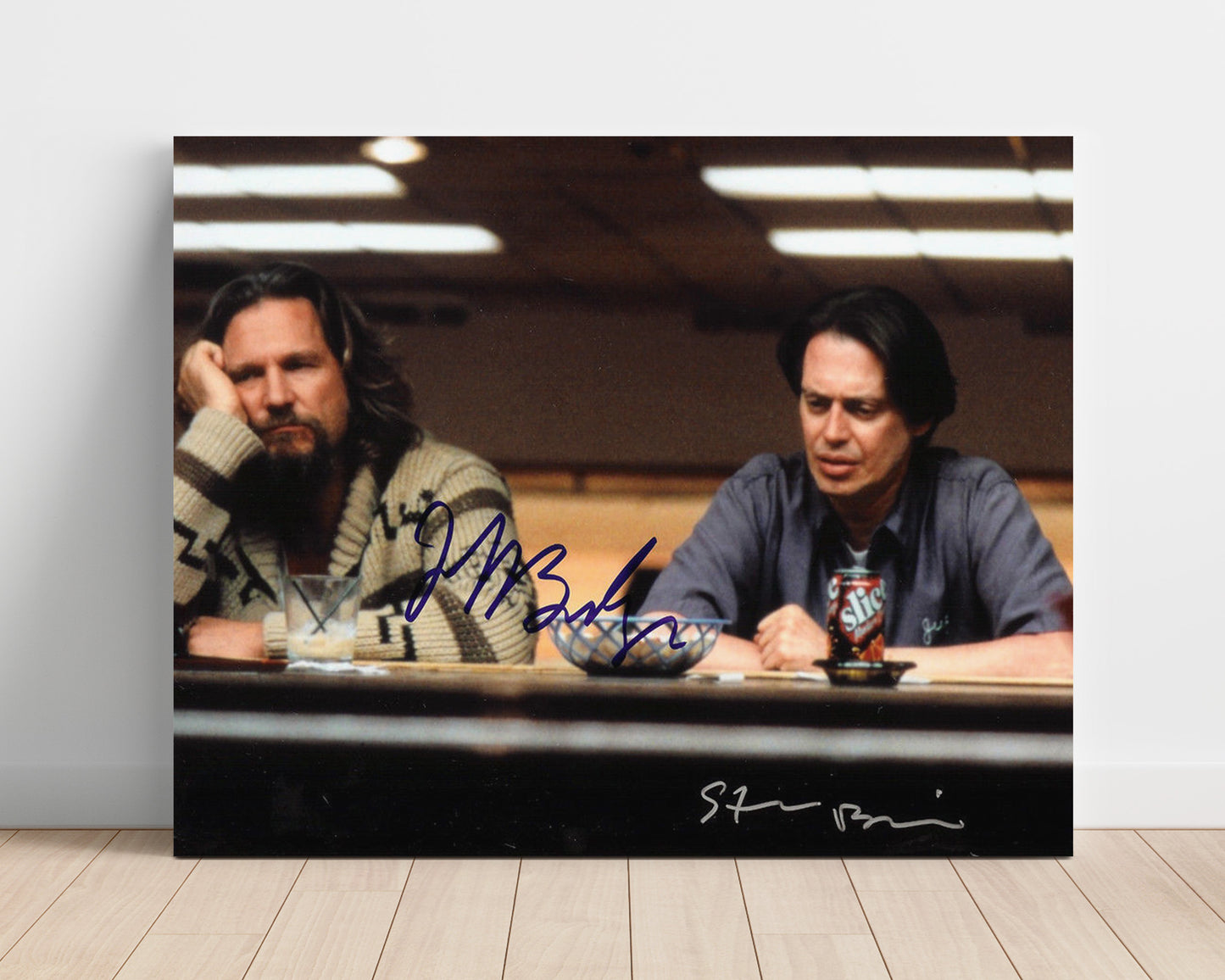 The Big Lebowski - Jeff Bridges - The Dude - Bowling alley reflection movie wall art 16x20 Unframed Print