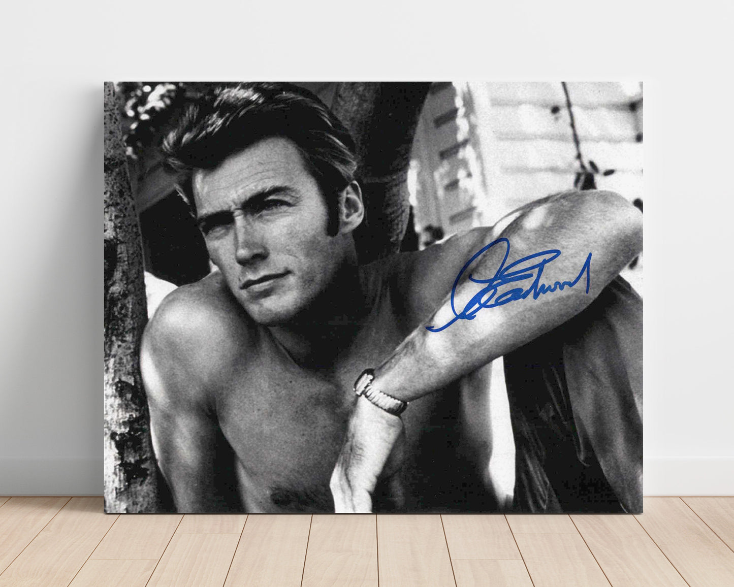 The Good the Bad and the Ugly - Clint Eastwood - Blondie - Gunslinger desert showdown movie wall art 16x20 Unframed Print