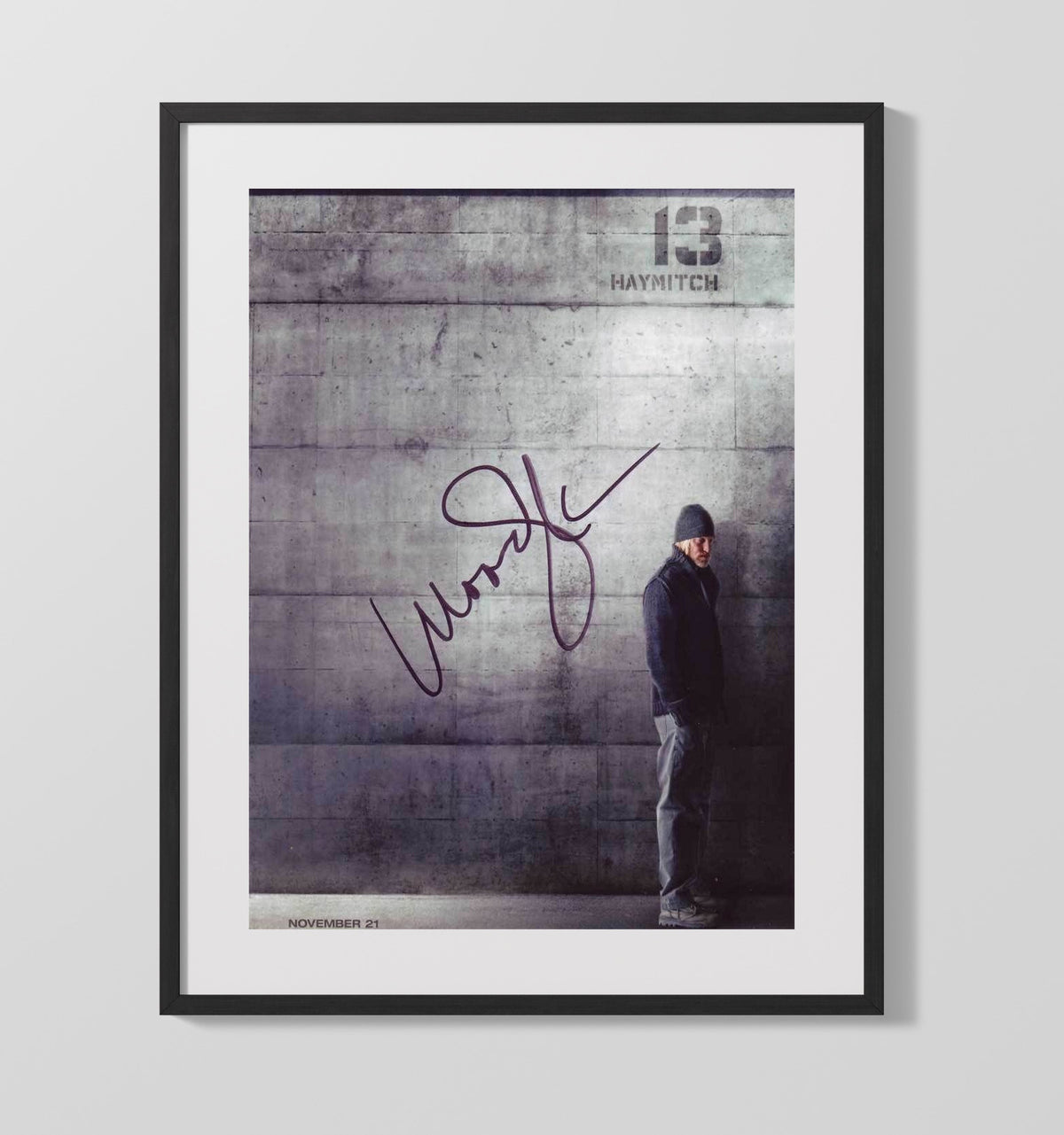 The Hunger Games - Woody Harrelson - Haymitch - District 12 Victor Stand - Movies Framed Print