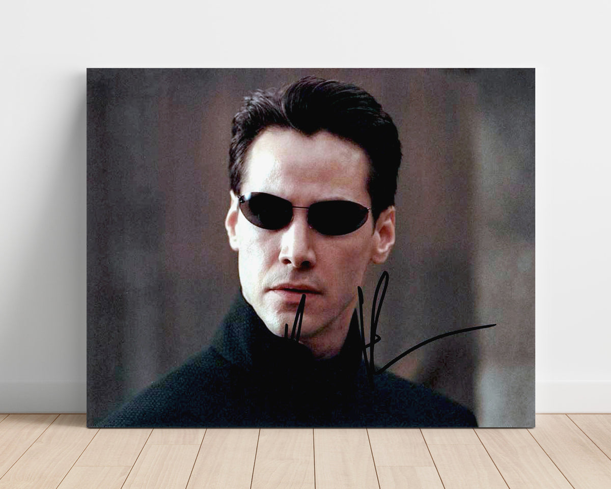 The Matrix - Keanu Reeves - Neo - Black coat calm resolve movie wall art 16x20 Unframed Print