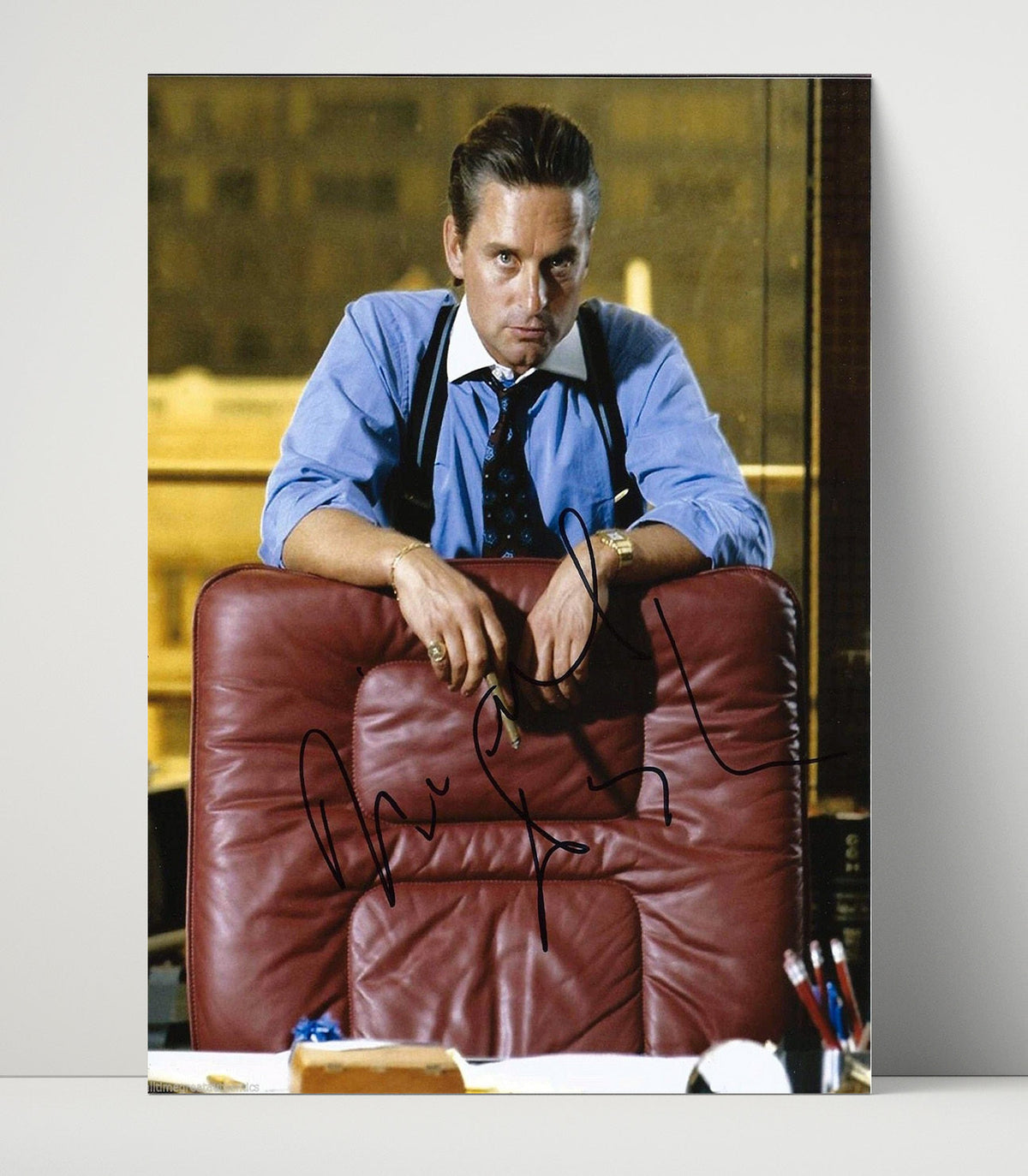 Michael Douglas Gordon Gekko Power Broker – Wall Street unframed semi-gloss poster print
