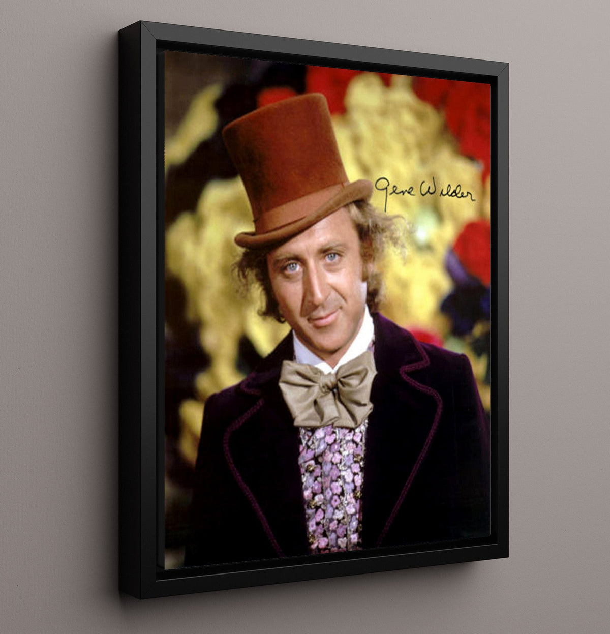 Willy Wonka and the Chocolate Factory - Gene Wilder - Willy Wonka - Curious Candy Entrance movie wall art 16x20 Gallery Frame