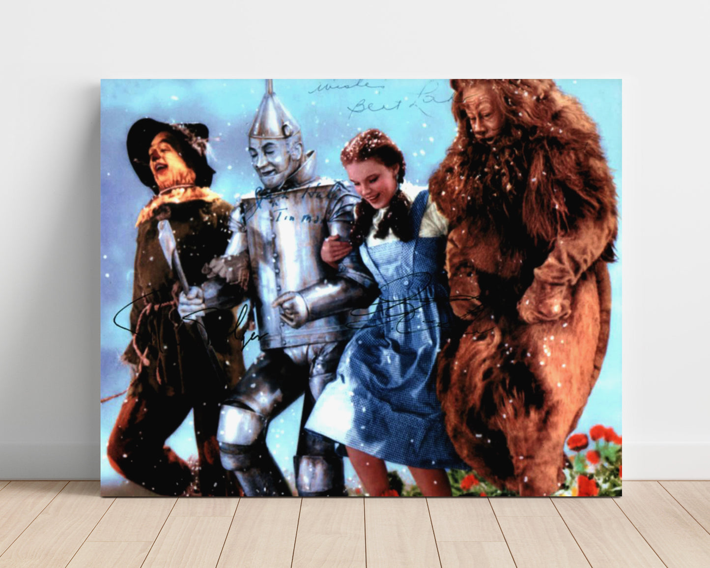 Wizard of Oz - Judy Garland - Dorothy - Ensemble Cast - Yellow Brick Walk Vintage Movie Wall Art - 16x20 Unframed Print movie decor