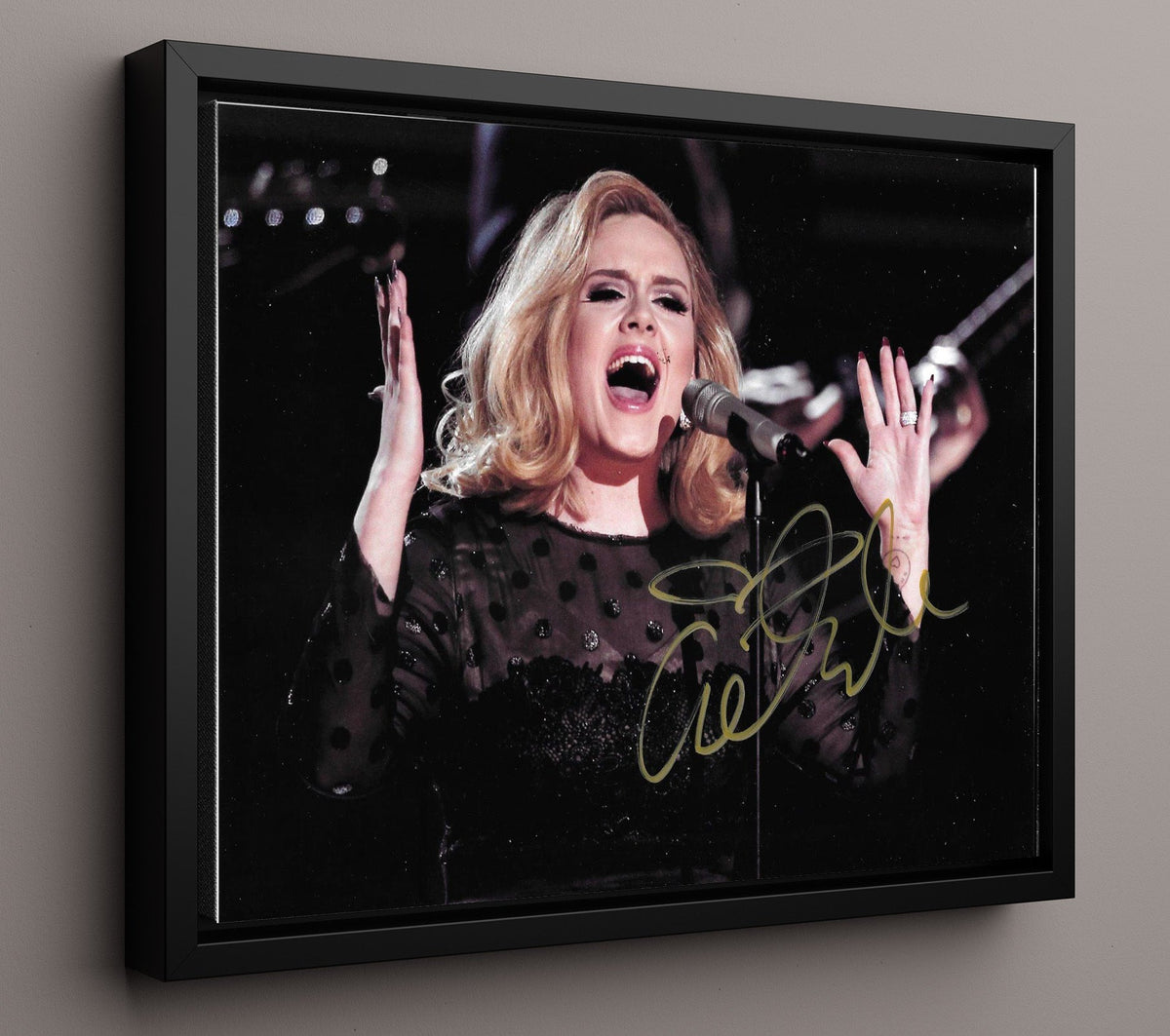 Adele - Live Vocal Performance 8x10 Unframed Print vintage music wall art