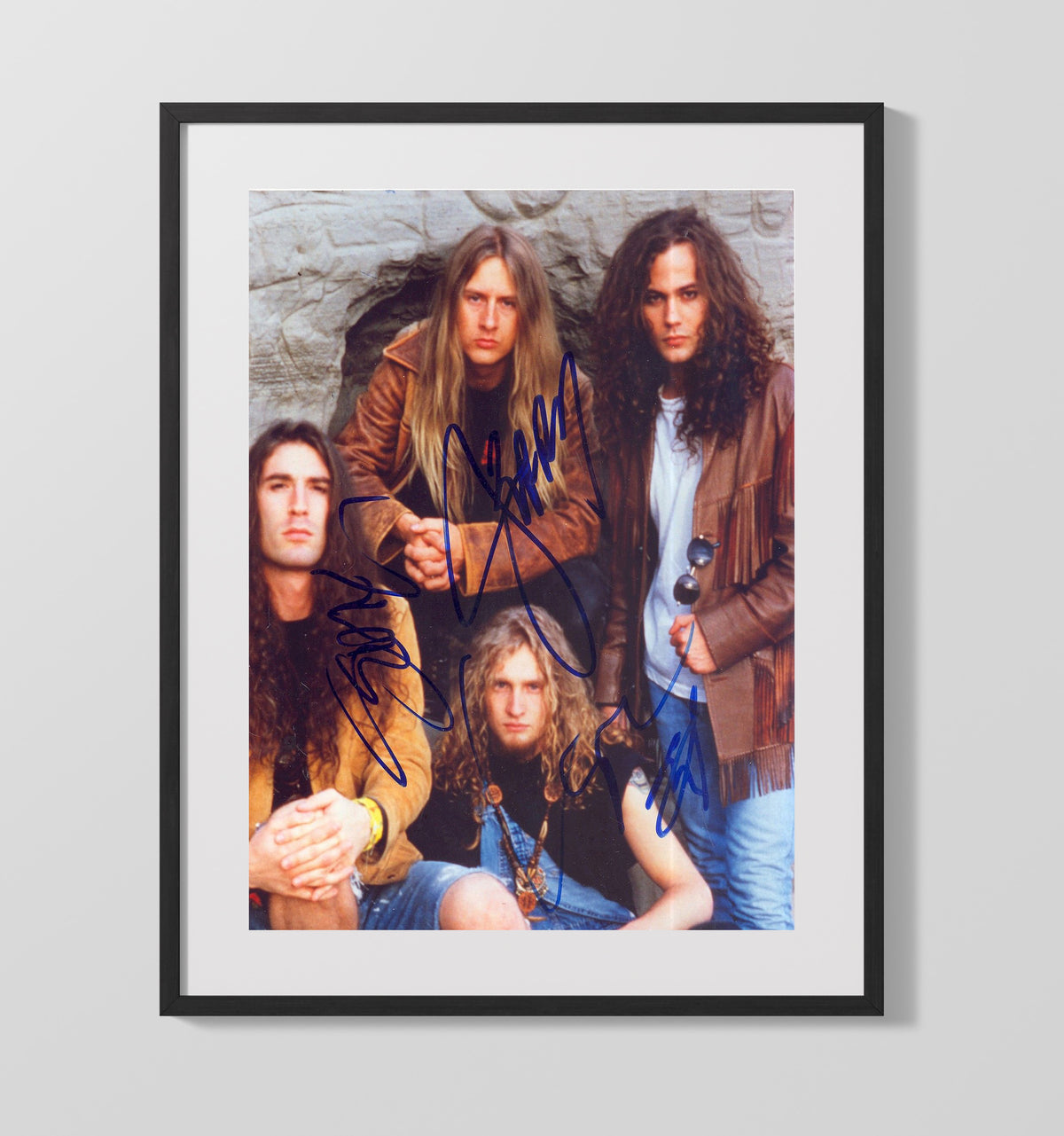 Alice in Chains - Grunge Stare Down 8x10 Framed Canvas vintage music wall art