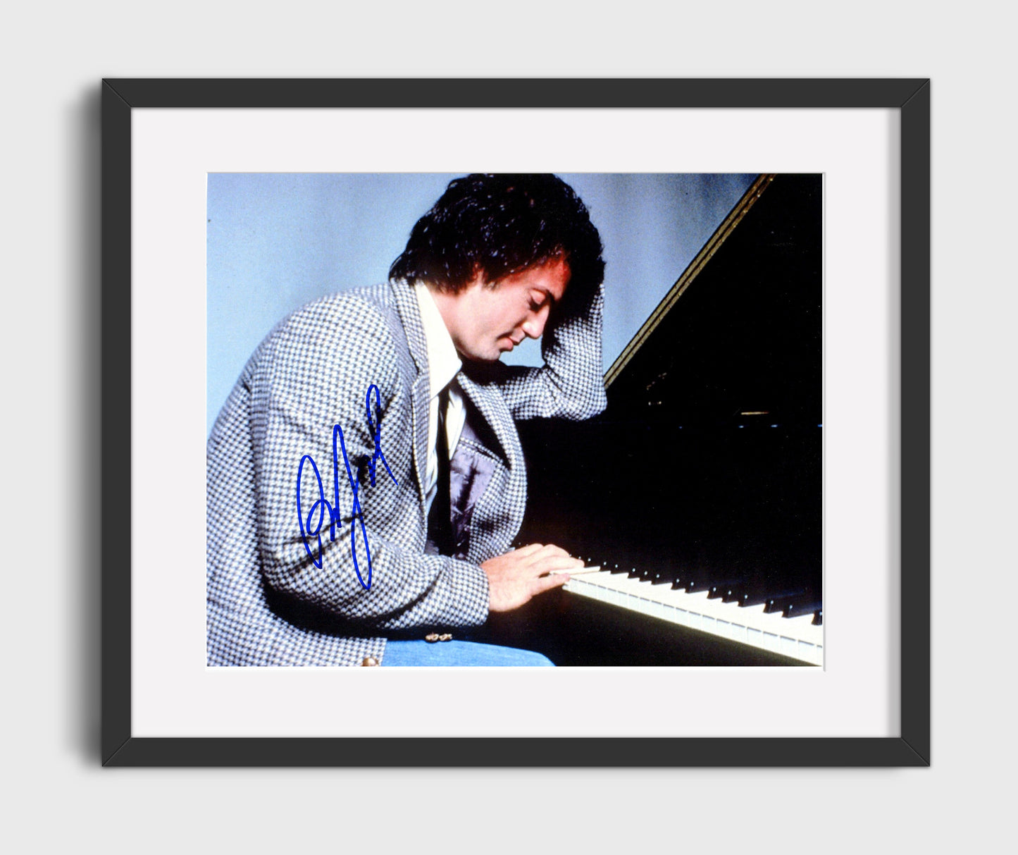 Billy Joel - Piano Performance Moment 8x10 Framed Canvas vintage music wall art
