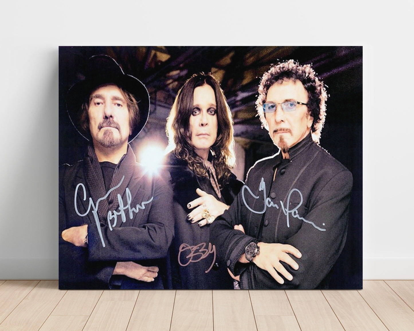 Black Sabbath - Ozzy Osbourne Dark Stage Presence - Vintage Music Wall Art - 16x20 Unframed Print music decor