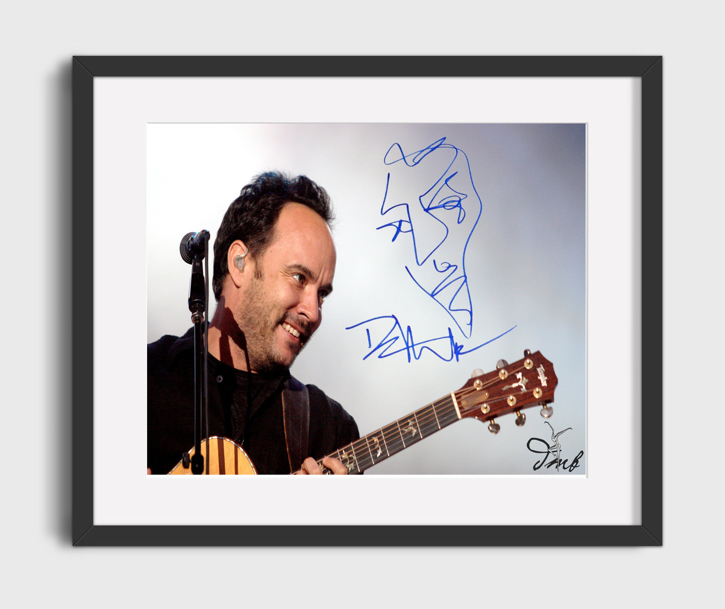 Dave Matthews - Crash Into Me Acoustic 8x10 Framed Canvas vintage music wall art
