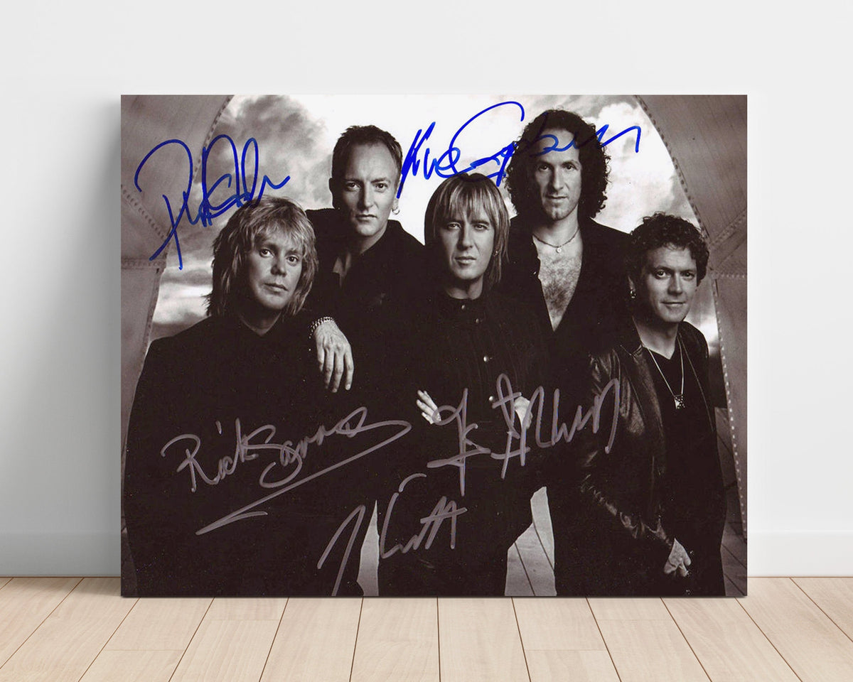 Def Leppard – British Rock Breakthrough unframed semi-gloss poster print