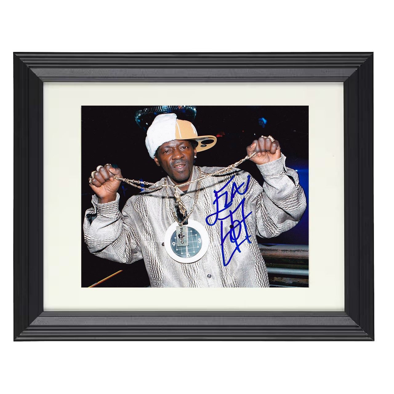 Flavor Flav – Public Enemy Hype Man – 8x10 black beveled framed music wall art