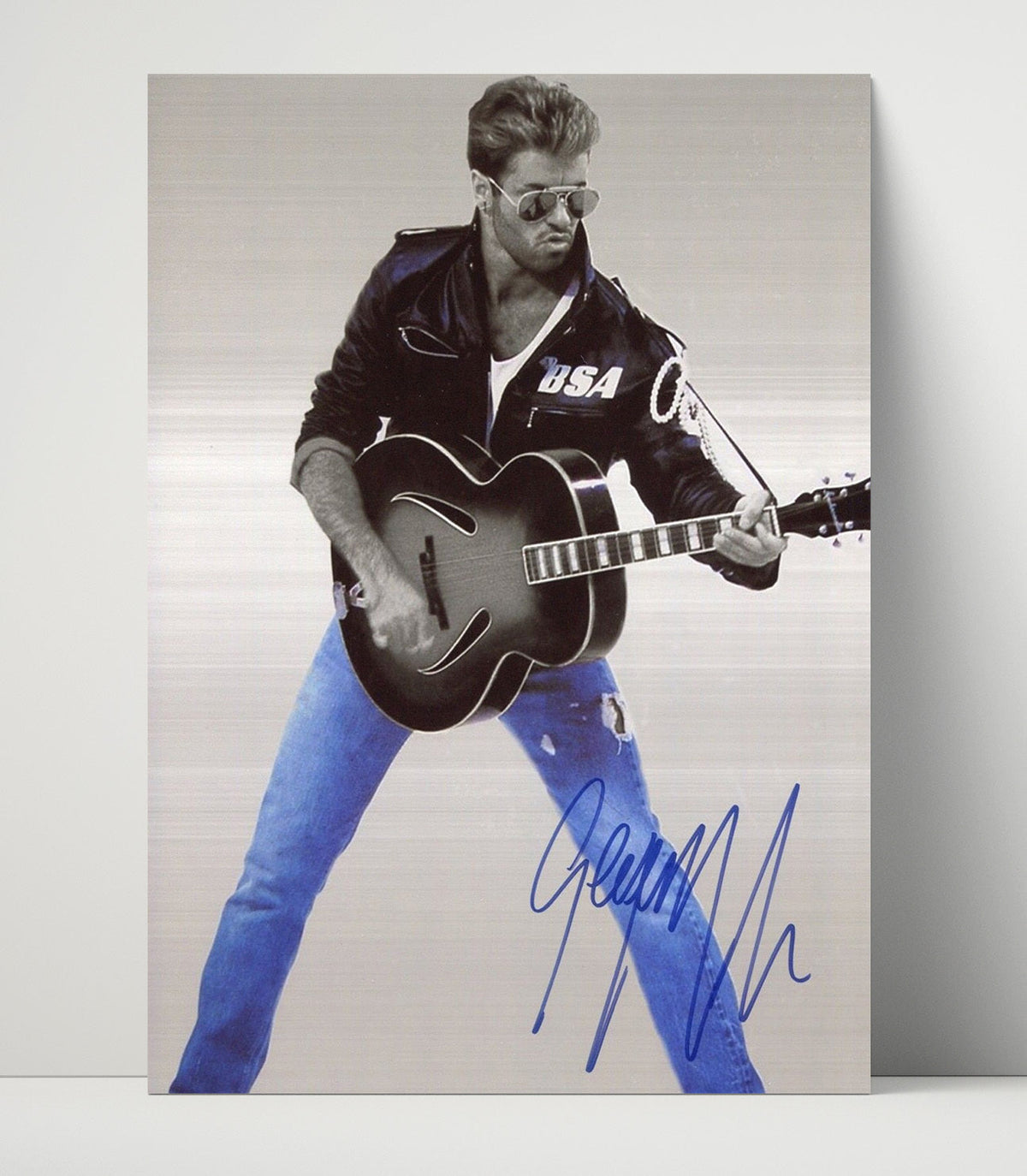 George Michael – Faith in Blue Jeans unframed semi-gloss poster print