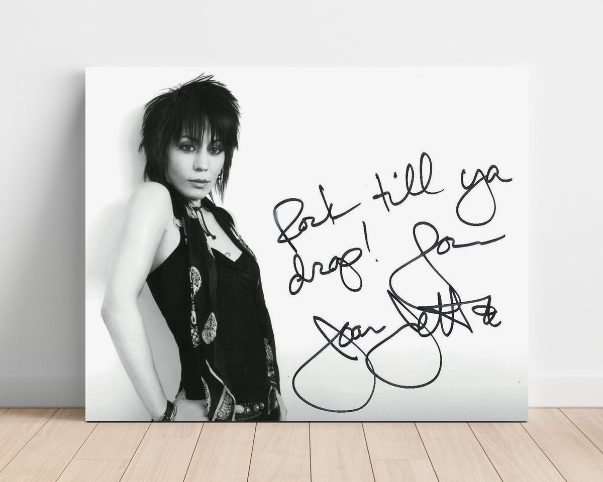 Joan Jett – Rock til Ya Drop Attitude unframed semi-gloss poster print