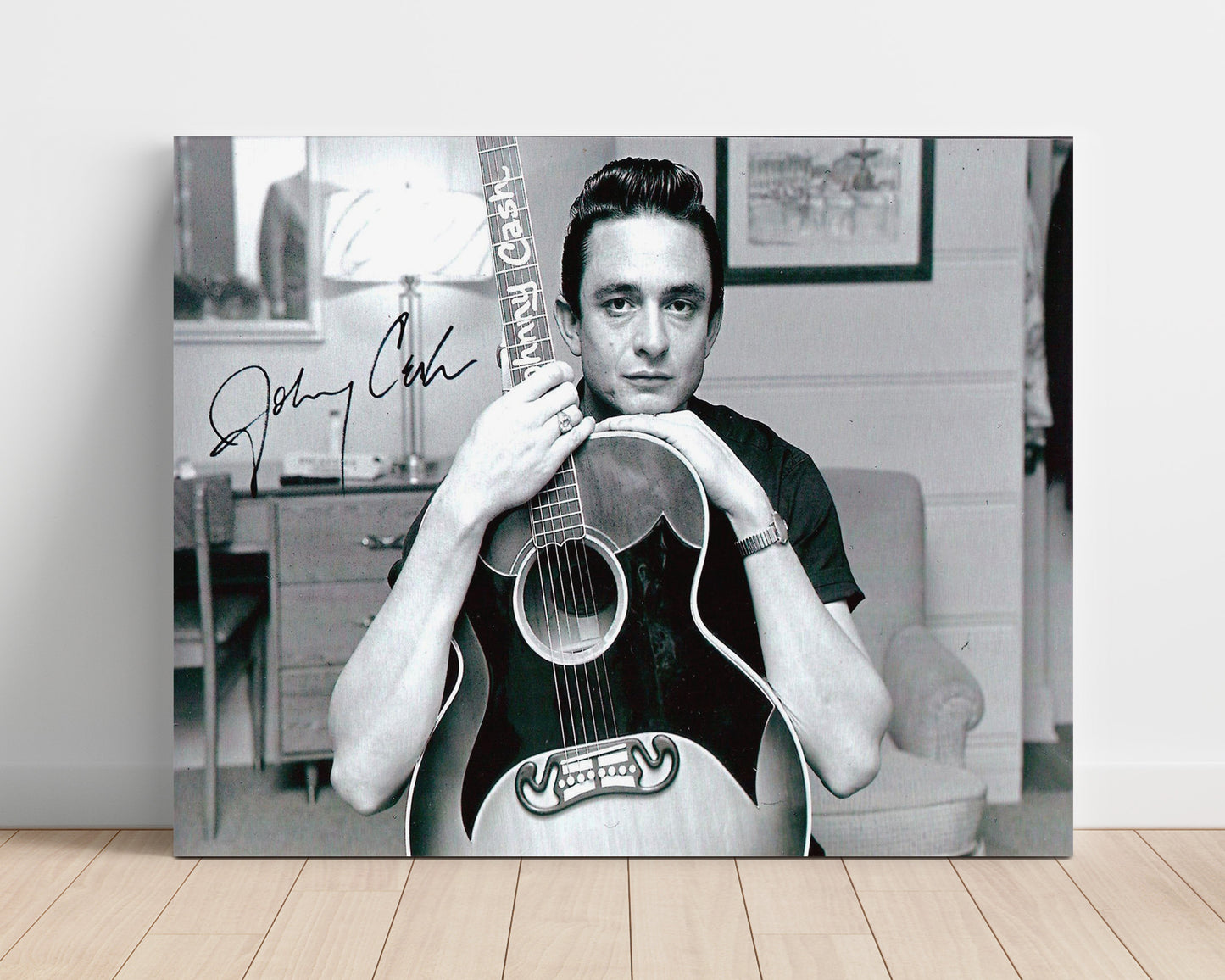 Johnny Cash - Man in Black Legacy - Vintage Music Wall Art - 16x20 Unframed Print music decor