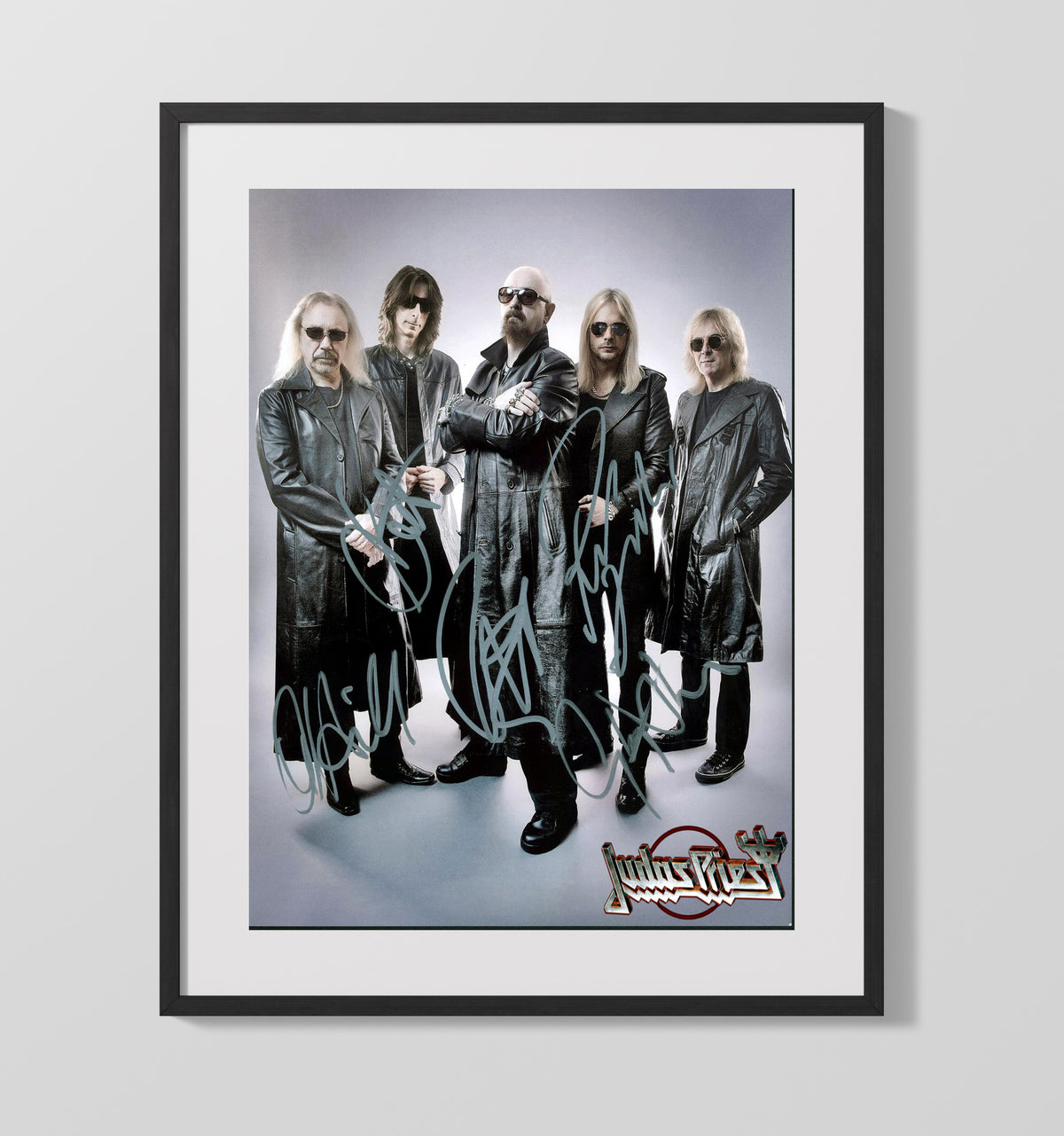 Judas Priest - Leather and Steel 8x10 Framed Canvas vintage music wall art