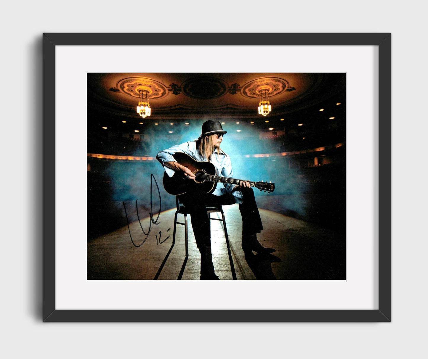 Kid Rock - American Rock Performance Energy 8x10 Framed Canvas vintage music wall art