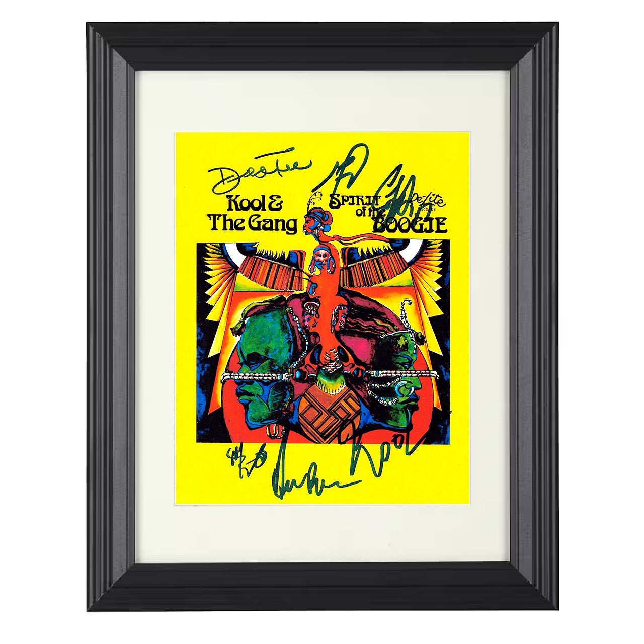 Kool and the Gang – Boogie Spirit Image – 8x10 black beveled framed music wall art