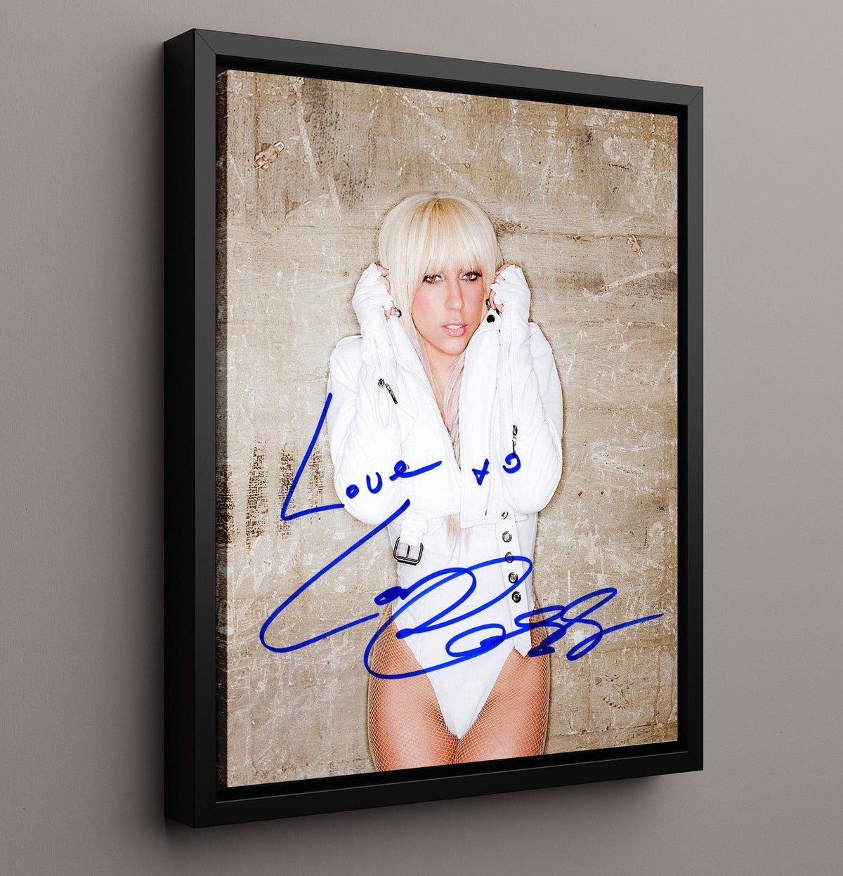 Lady Gaga - White Jacket Studio Photo 8x10 Unframed Print vintage music wall art