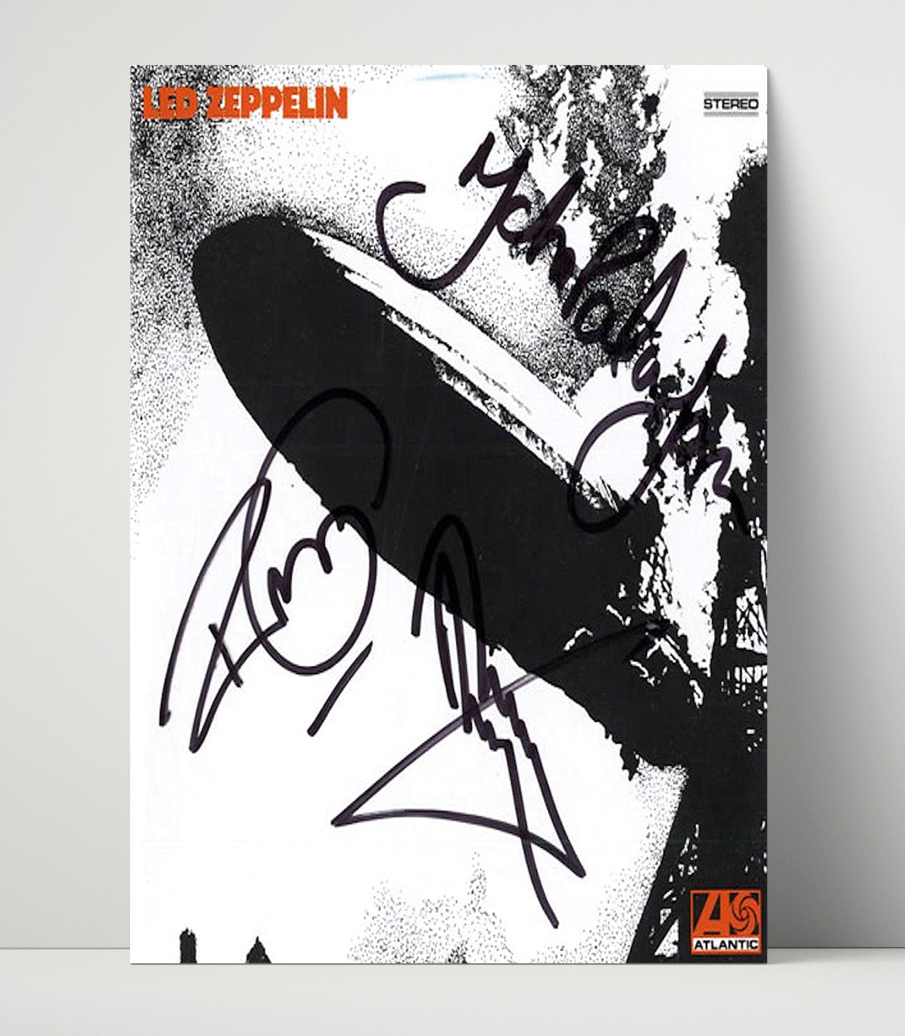 Led Zeppelin - Debut Album Cover with S Music Wall Art 16x20 Unframed Print wall art print – Music decor