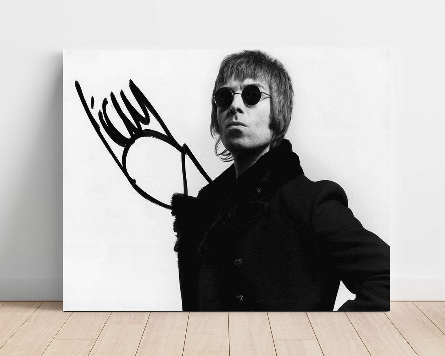 Liam Gallagher - Madchester Swagger - Vintage Music Wall Art - 16x20 Unframed Print music decor