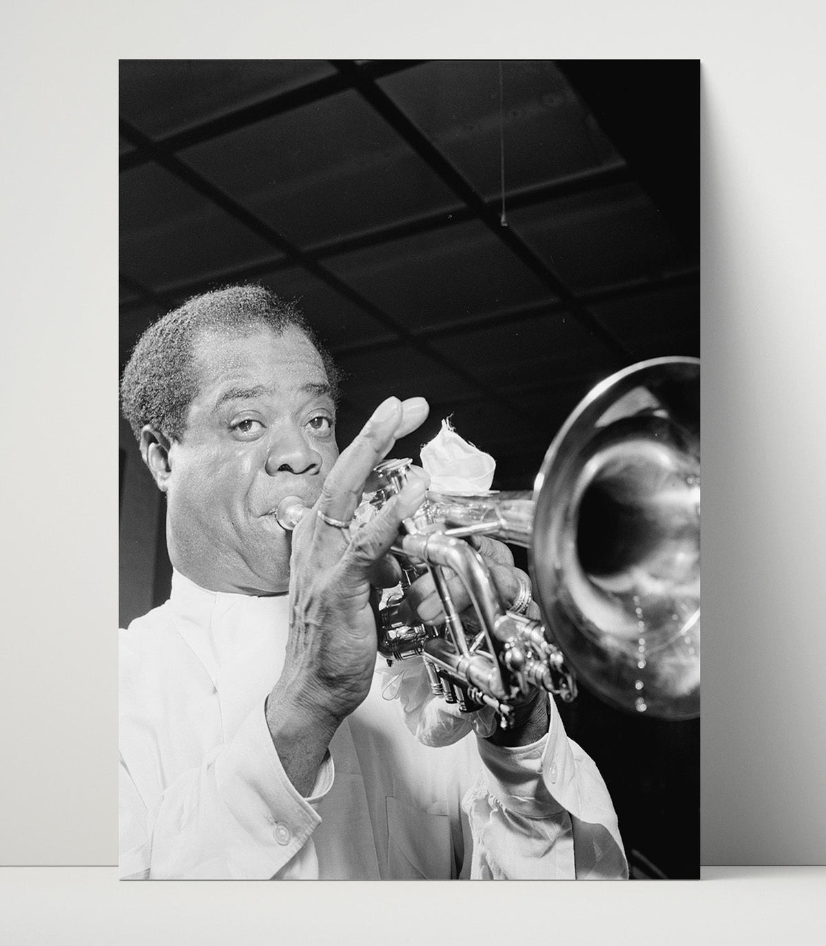 Louis Armstrong – Ambassador of Jazz unframed semi-gloss poster print