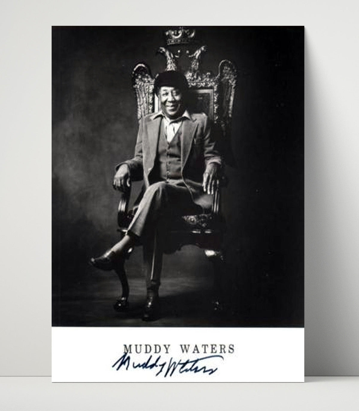 Muddy Waters – Father of Chicago Blues unframed semi-gloss poster print