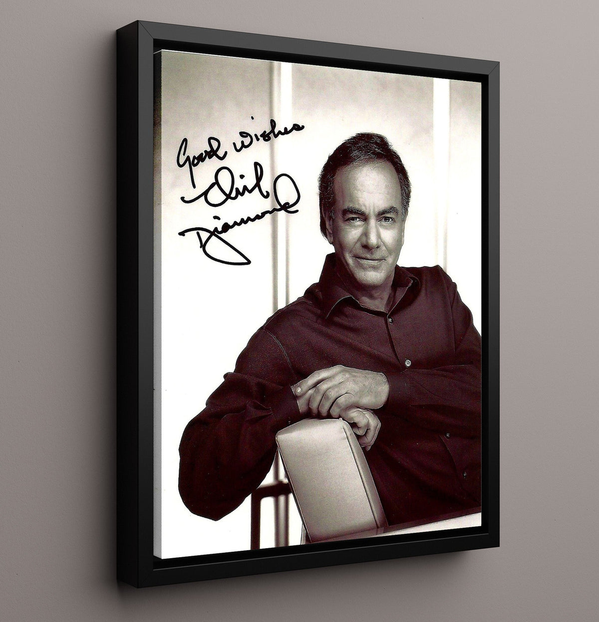 Neil Diamond - Seated Chair Studio Image 8x10 Unframed Print vintage music wall art