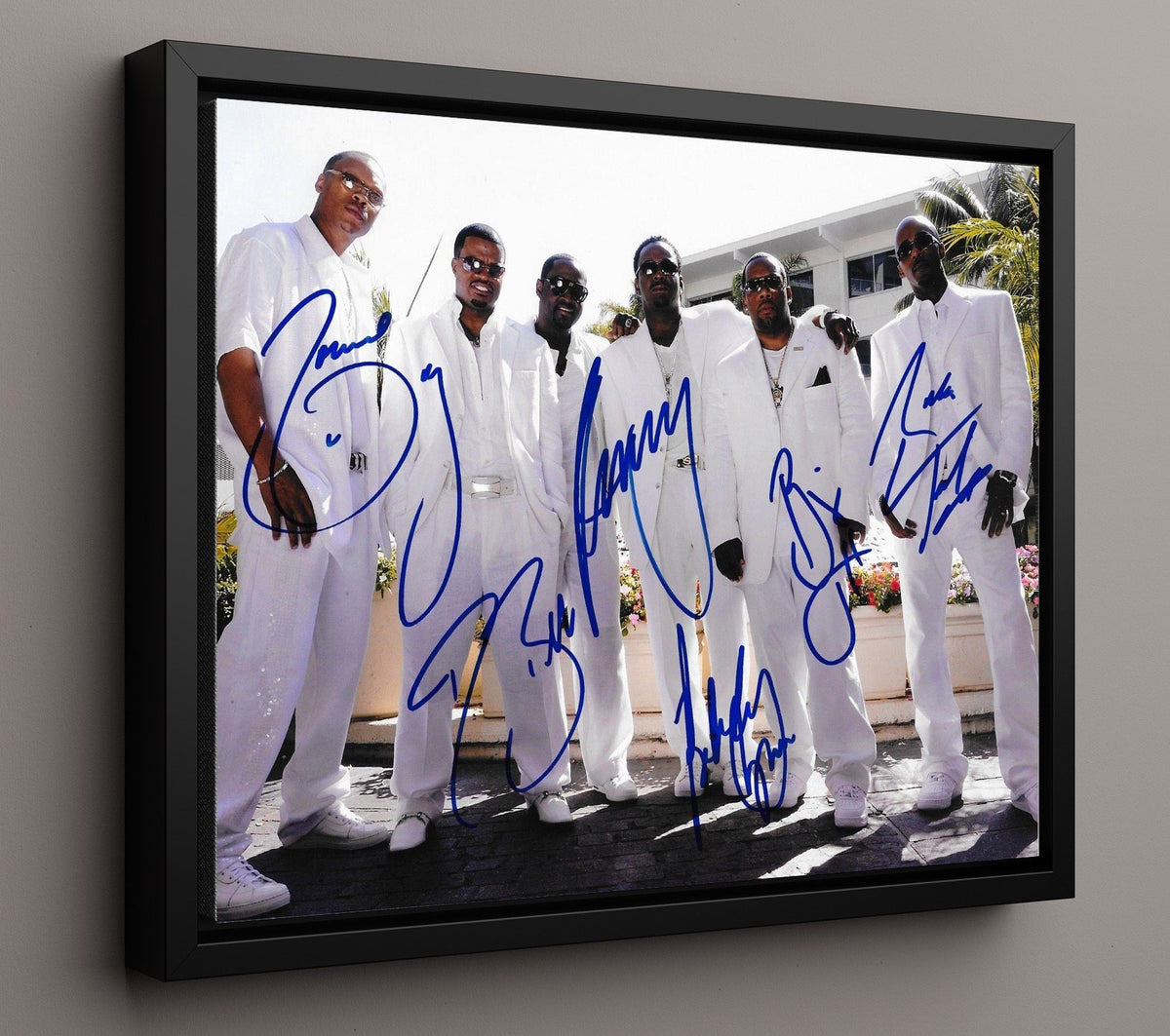 New Edition - Classic RnB Group All White Styling 8x10 Unframed Print vintage music wall art