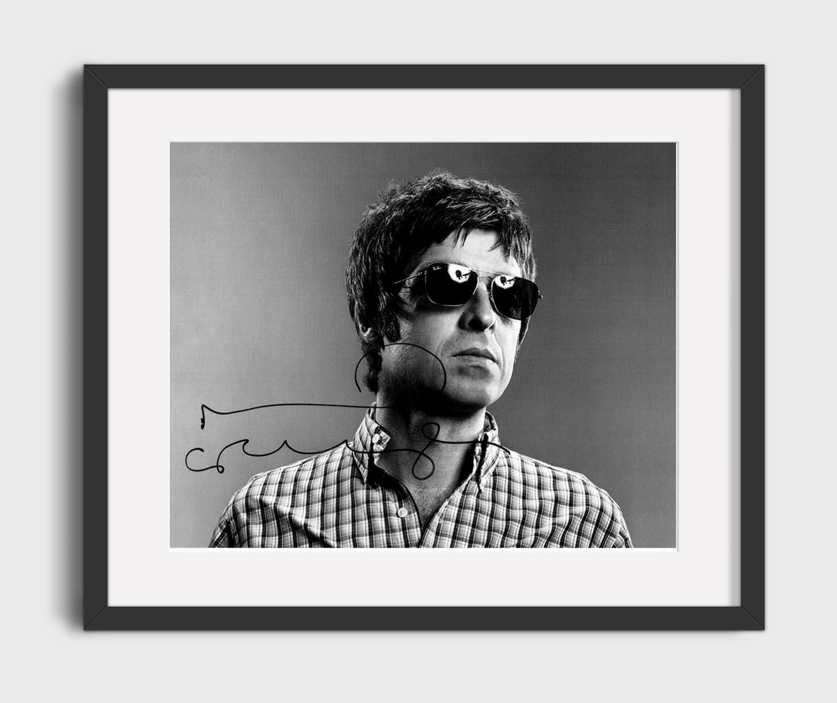 Noel Gallagher - Cool Britannia Shades 8x10 Framed Canvas vintage music wall art