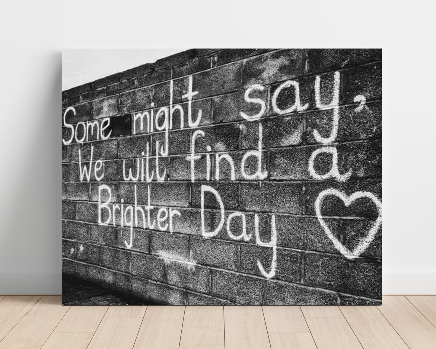 Oasis - Brighter Day Graffiti - Vintage Music Wall Art - 16x20 Unframed Print music decor