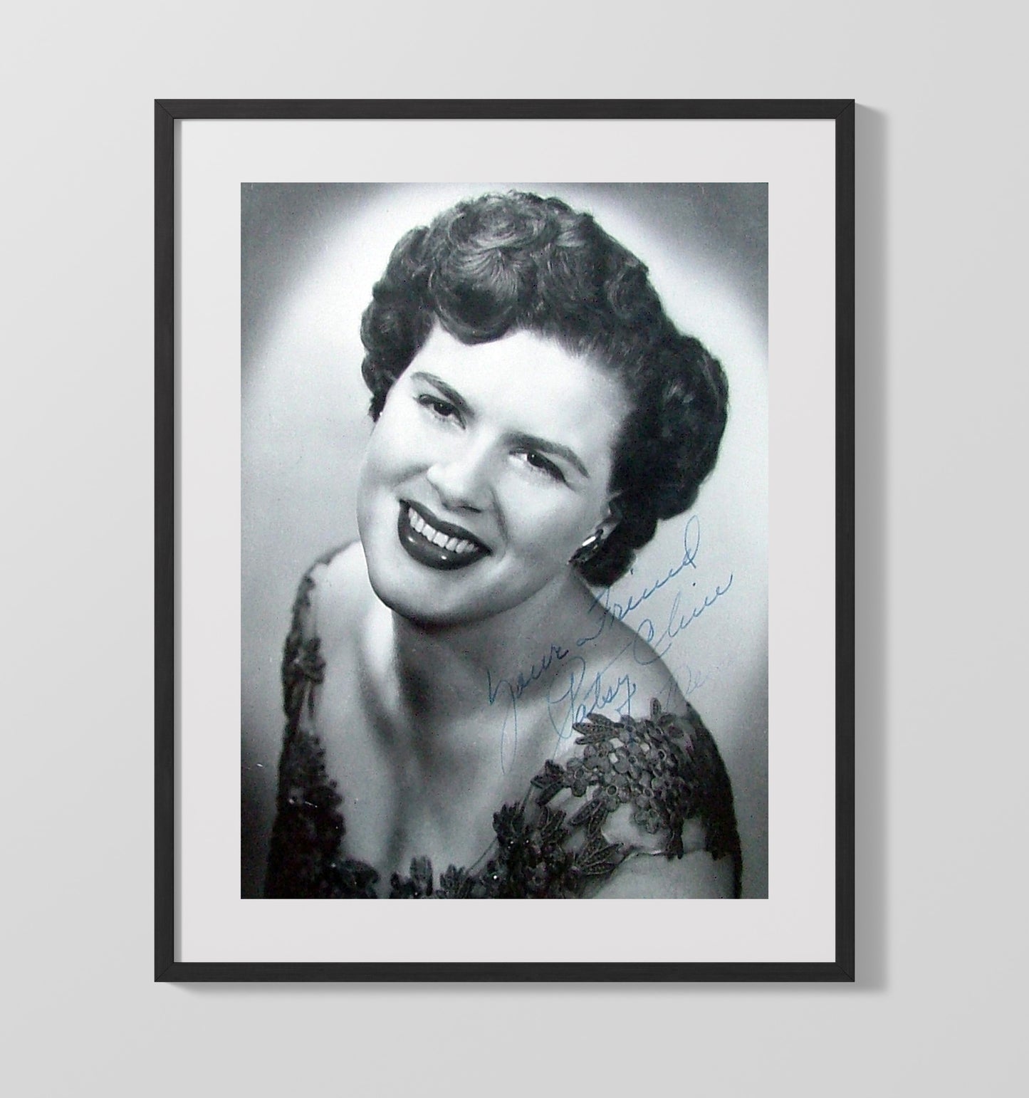 Patsy Cline - Classic Glamour Studio Photo 8x10 Framed Canvas vintage music wall art