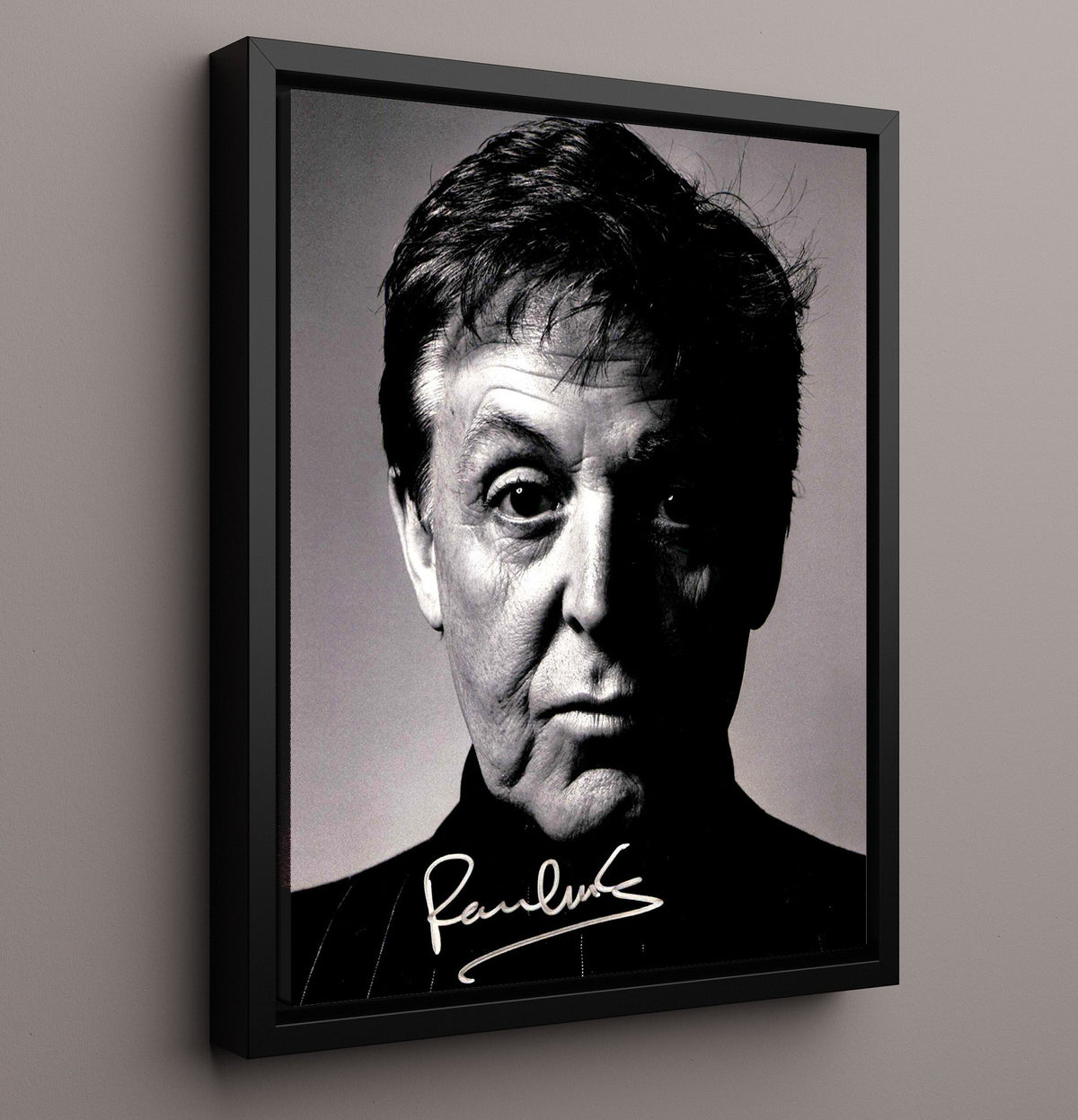 Paul McCartney - Dramatic Black-and-White Studio Photo 8x10 Unframed Print vintage music wall art