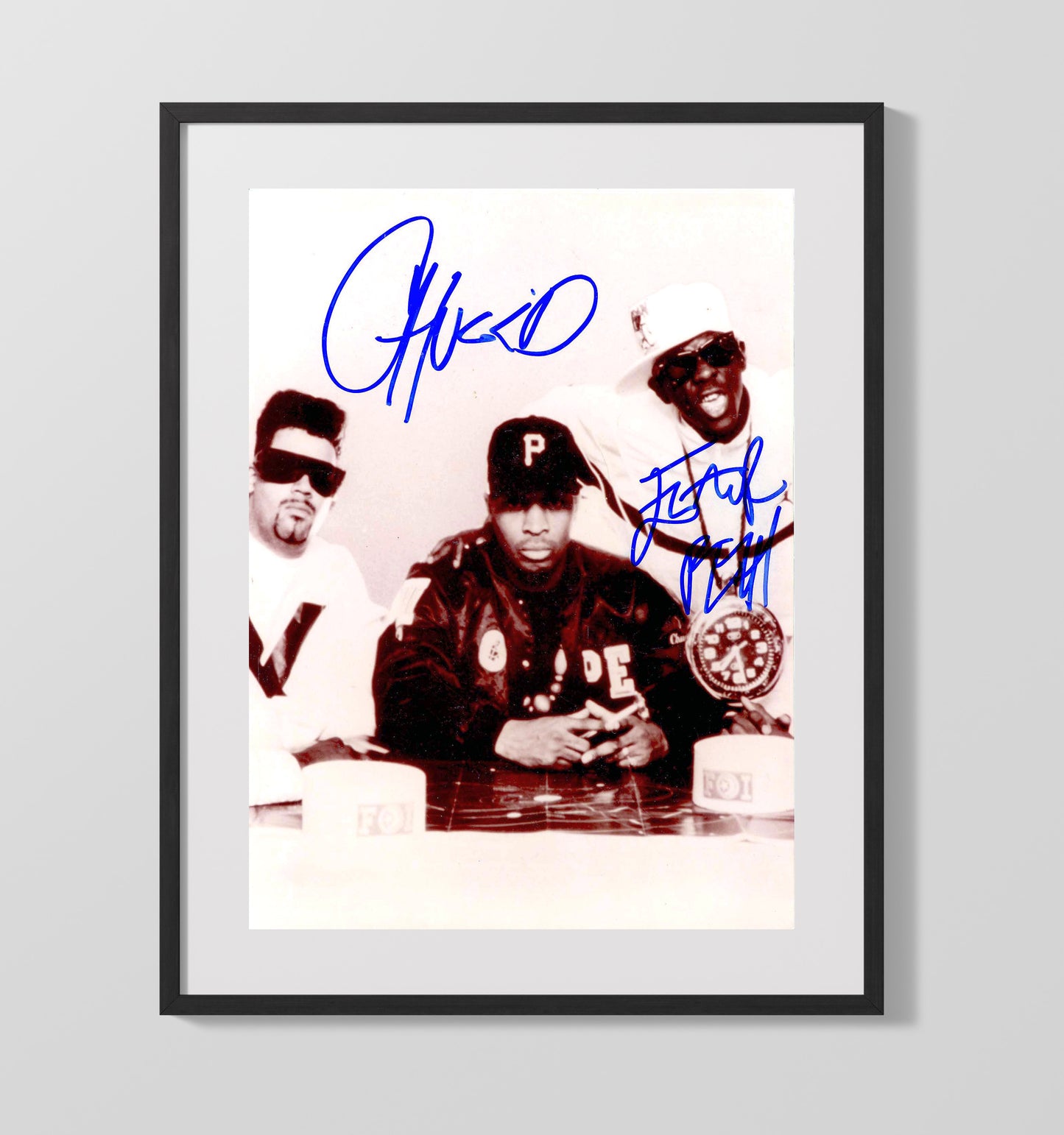Public Enemy - Ensemble Cast Hip Hop Group Photo 8x10 Framed Canvas vintage music wall art