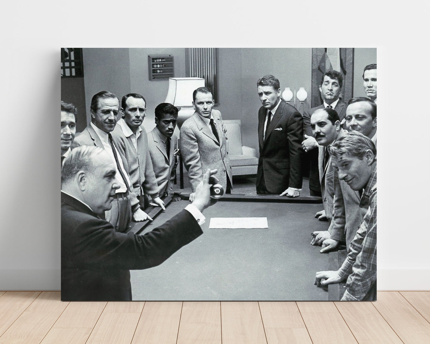 Rat Pack - Vegas Strategy Session - Vintage Music Wall Art - 16x20 Unframed Print music decor
