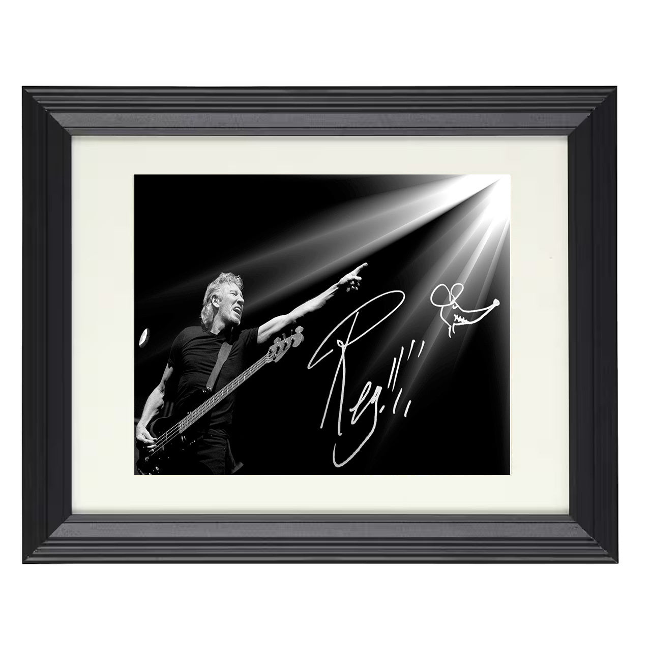 Roger Waters – The Wall Vision – 8x10 black beveled framed music wall art