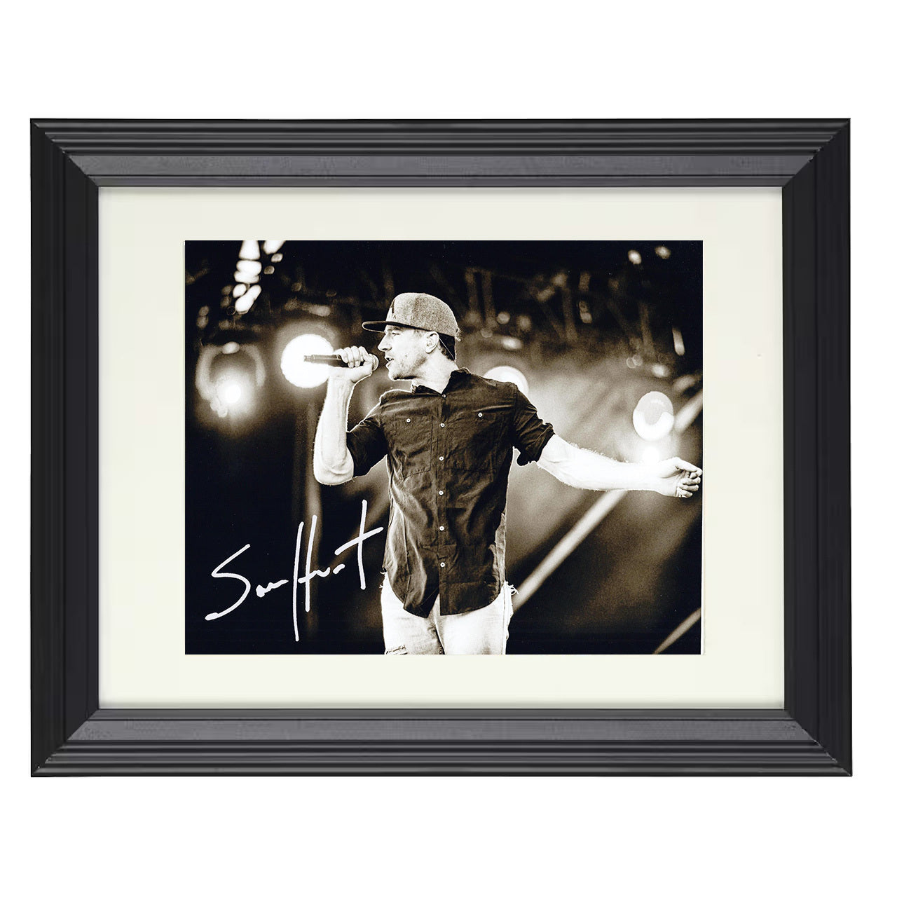 Sam Hunt – Body Like a Back Road – 8x10 black beveled framed music wall art
