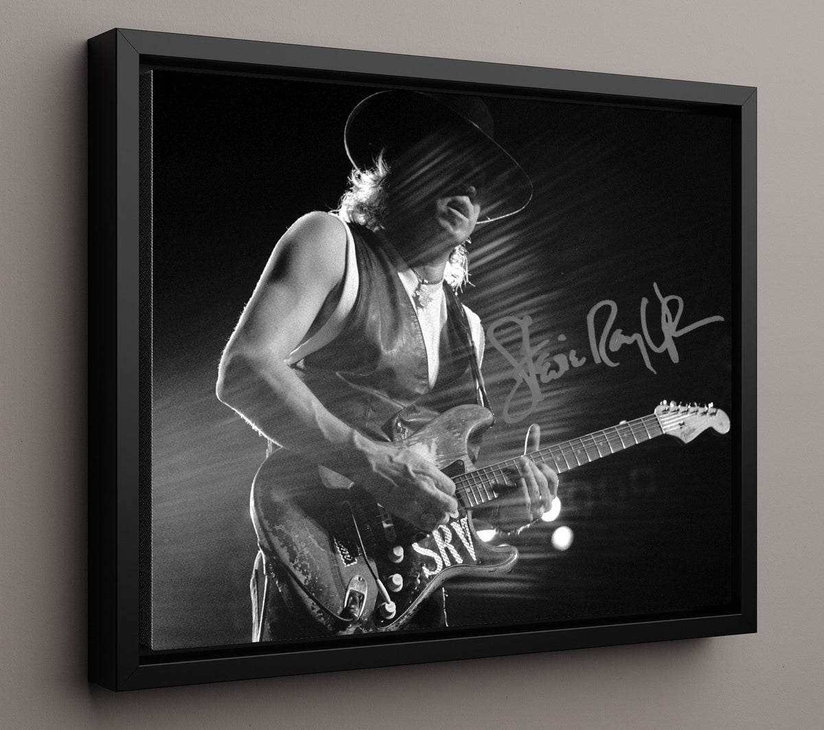 Stevie Ray Vaughan - Texas Blues Fire 8x10 Unframed Print vintage music wall art