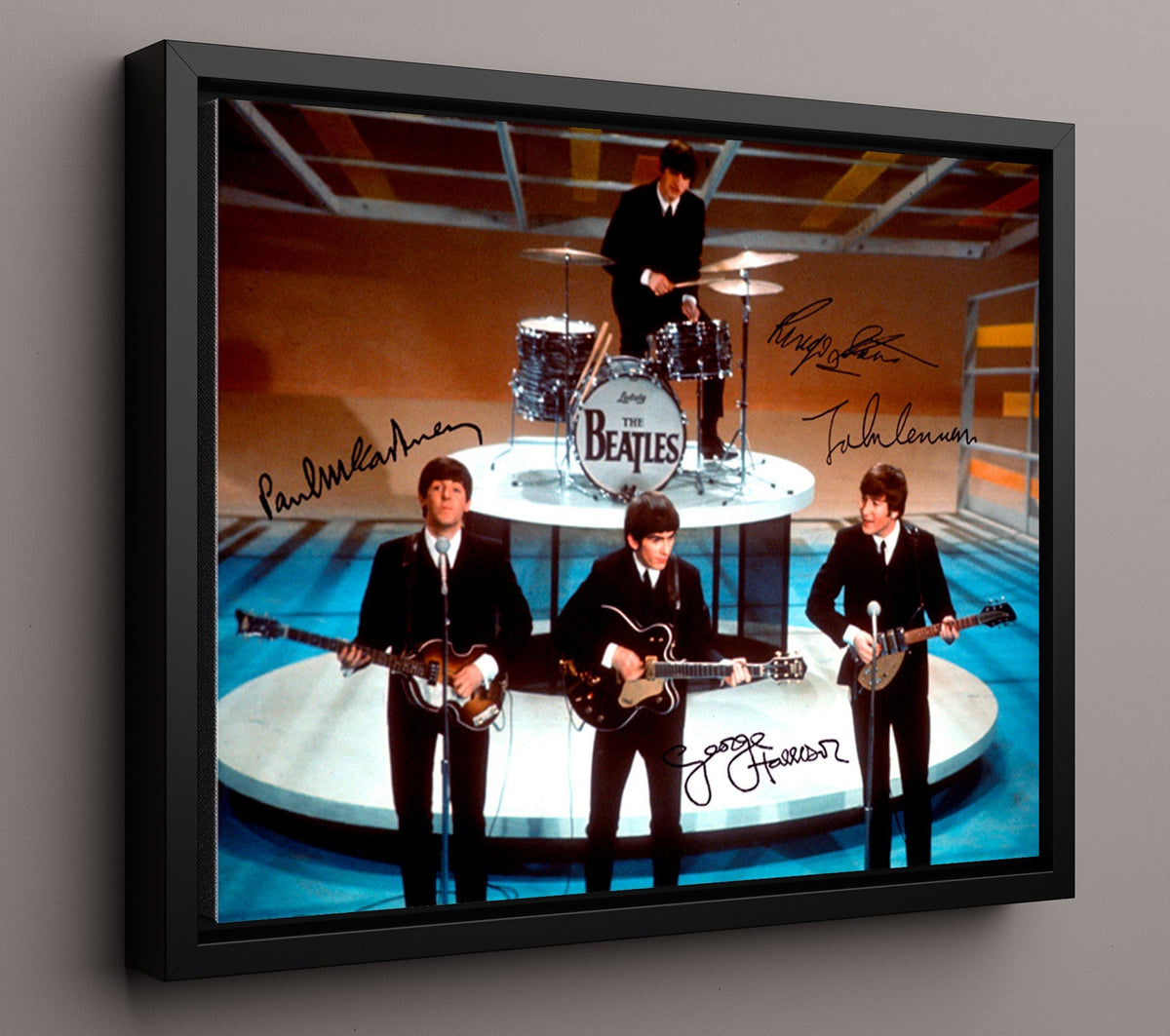 The Beatles - Ed Sullivan Set 8x10 Unframed Print vintage music wall art